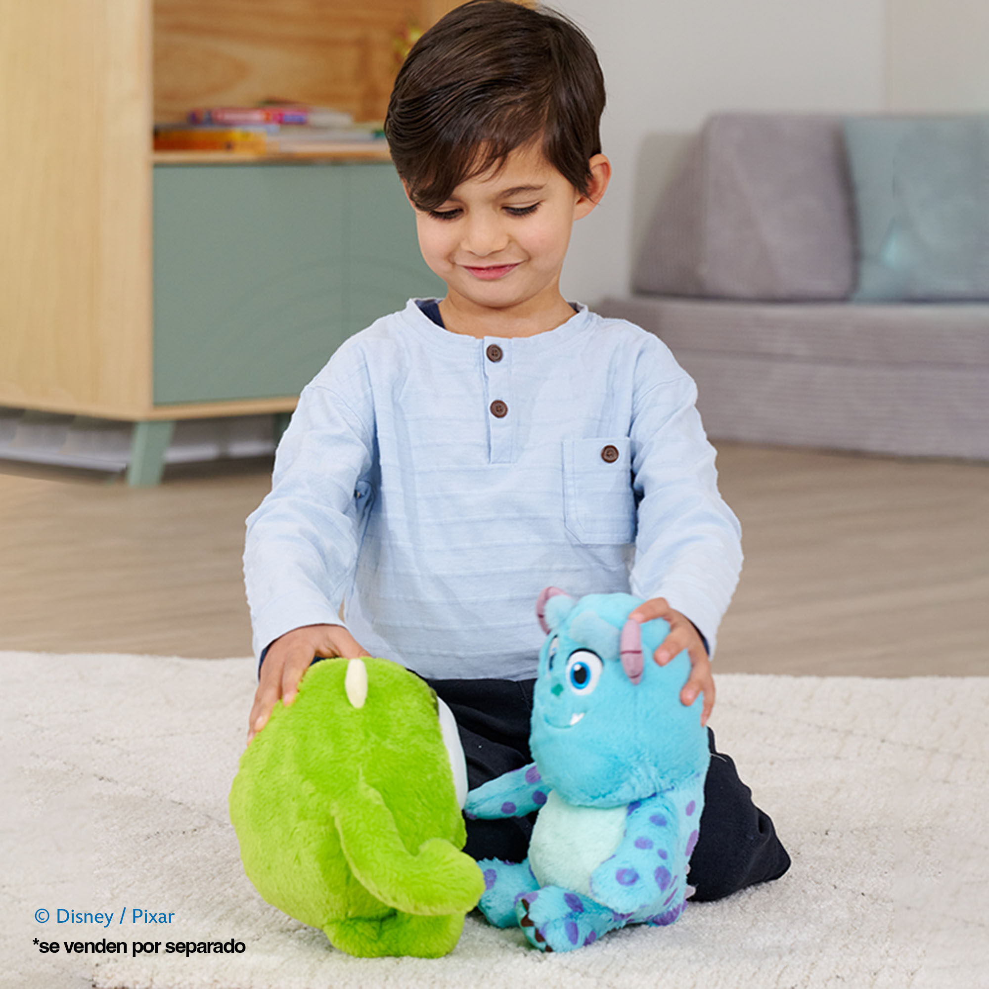 Peluche Monstruos de Pixar Flufflets Sulley Disney Simba 4