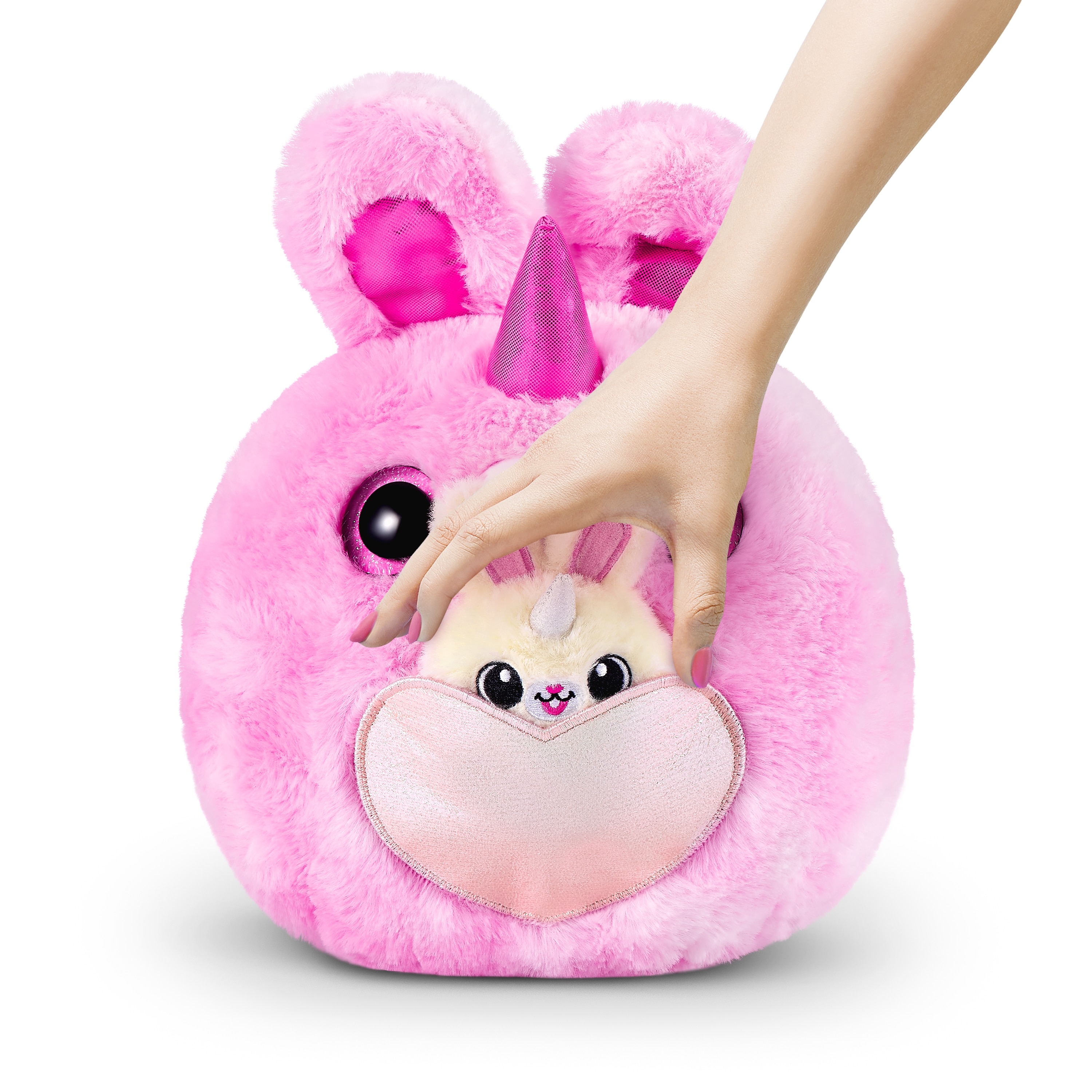 Peluche en huevo sorpresa Mamacorn y su bebé Rainbocorns modelos surtidos 4
