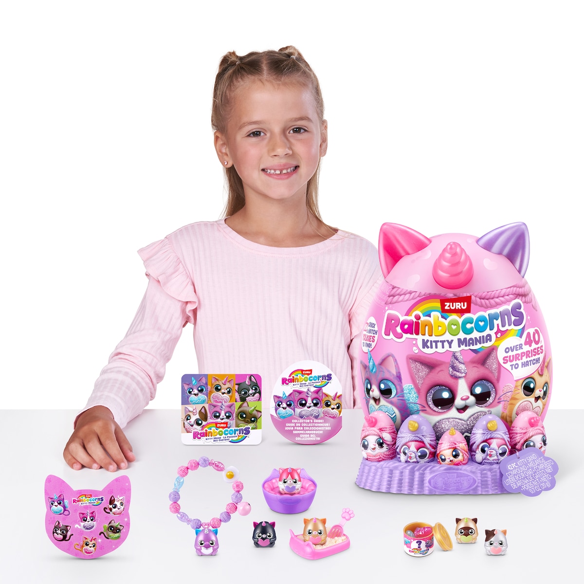 Peluche en huevo con sorpresas Kittymania Rainbocorns 5