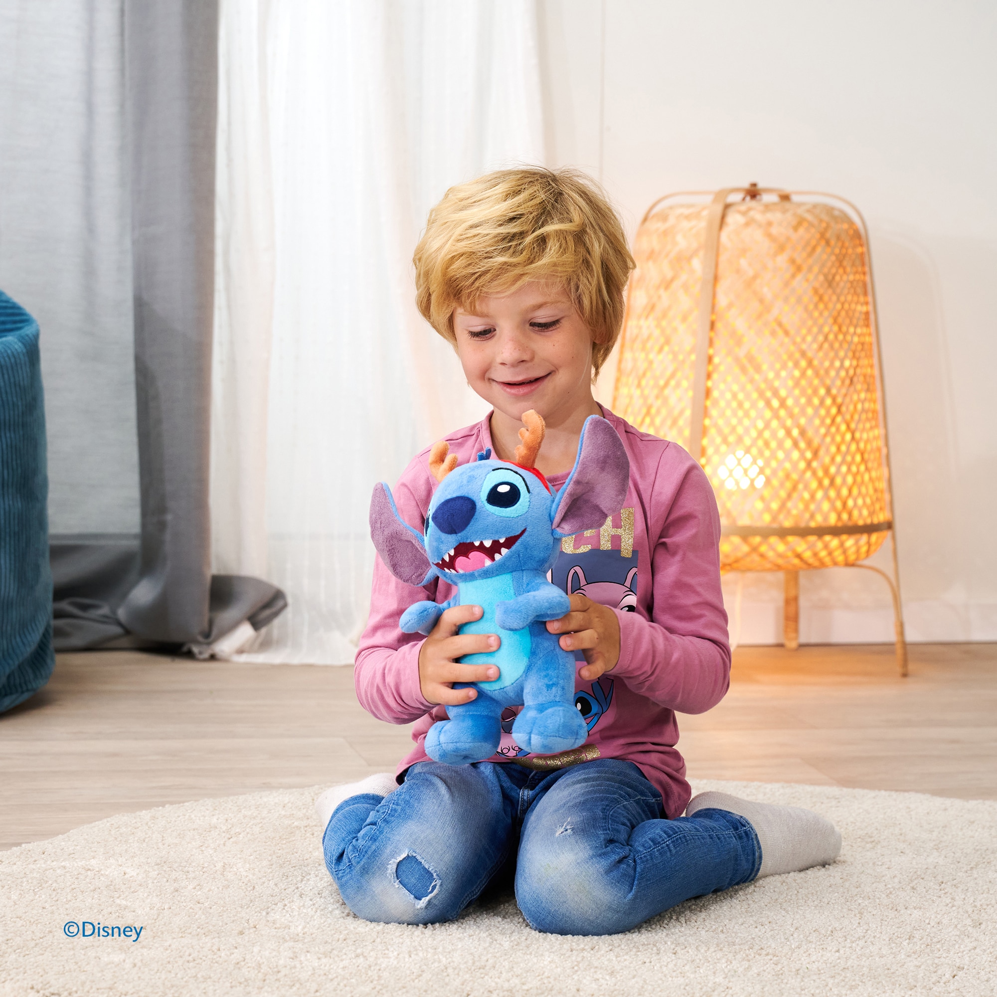 Peluche Stitch Reno 25 cm Disney Simba 5