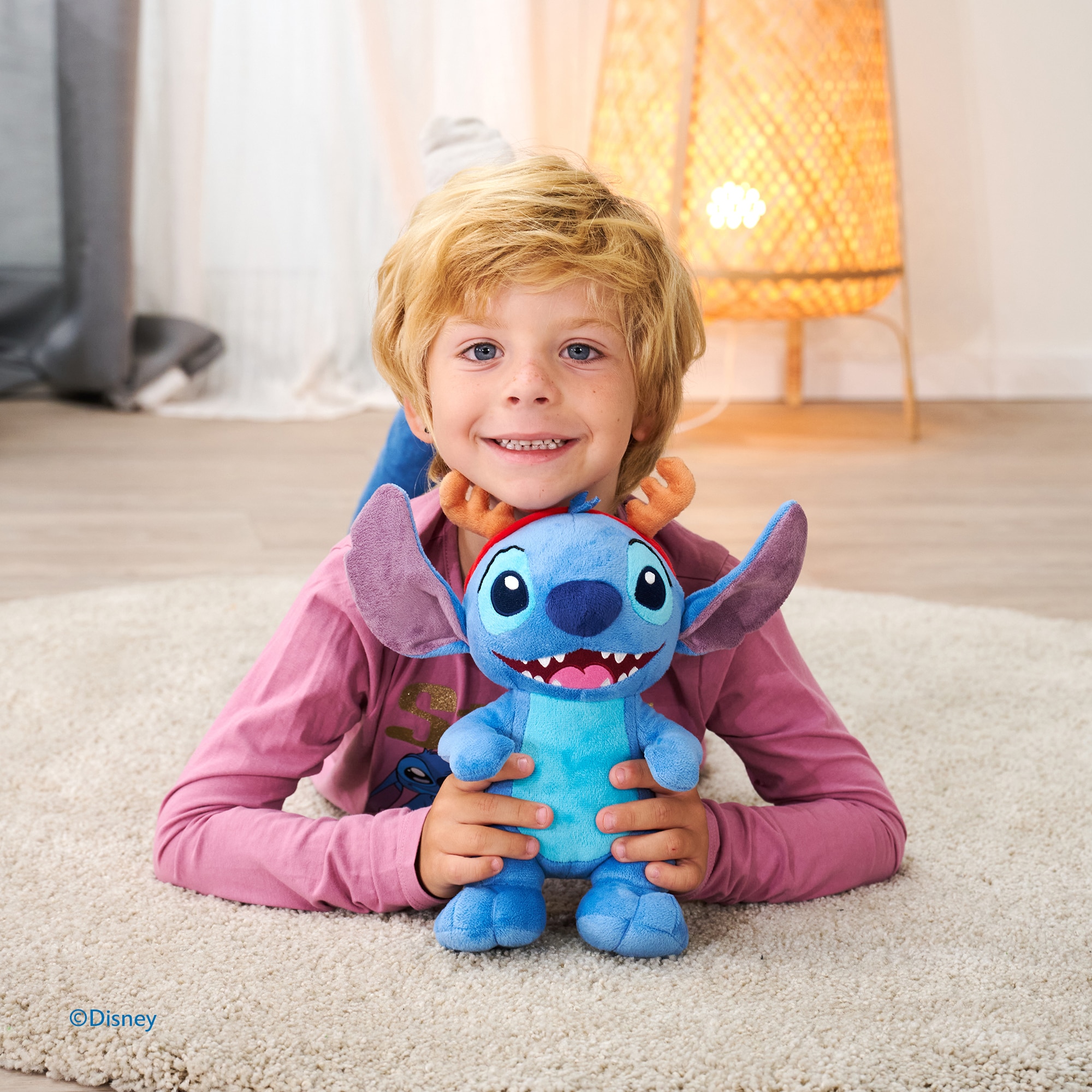 Peluche Stitch Reno 25 cm Disney Simba 7