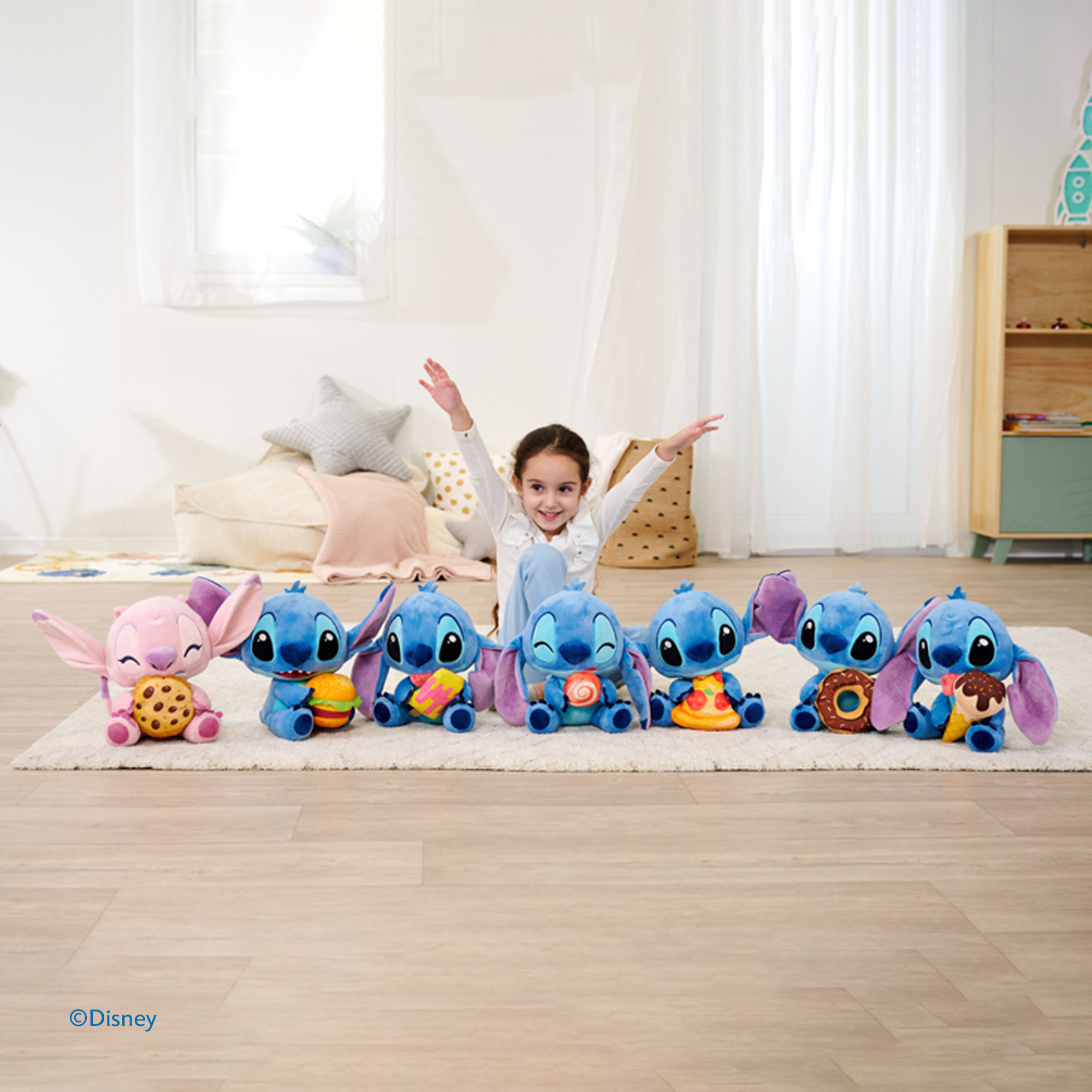 Peluche Stitch Angel con Cookie 25 cm Disney Simba 5