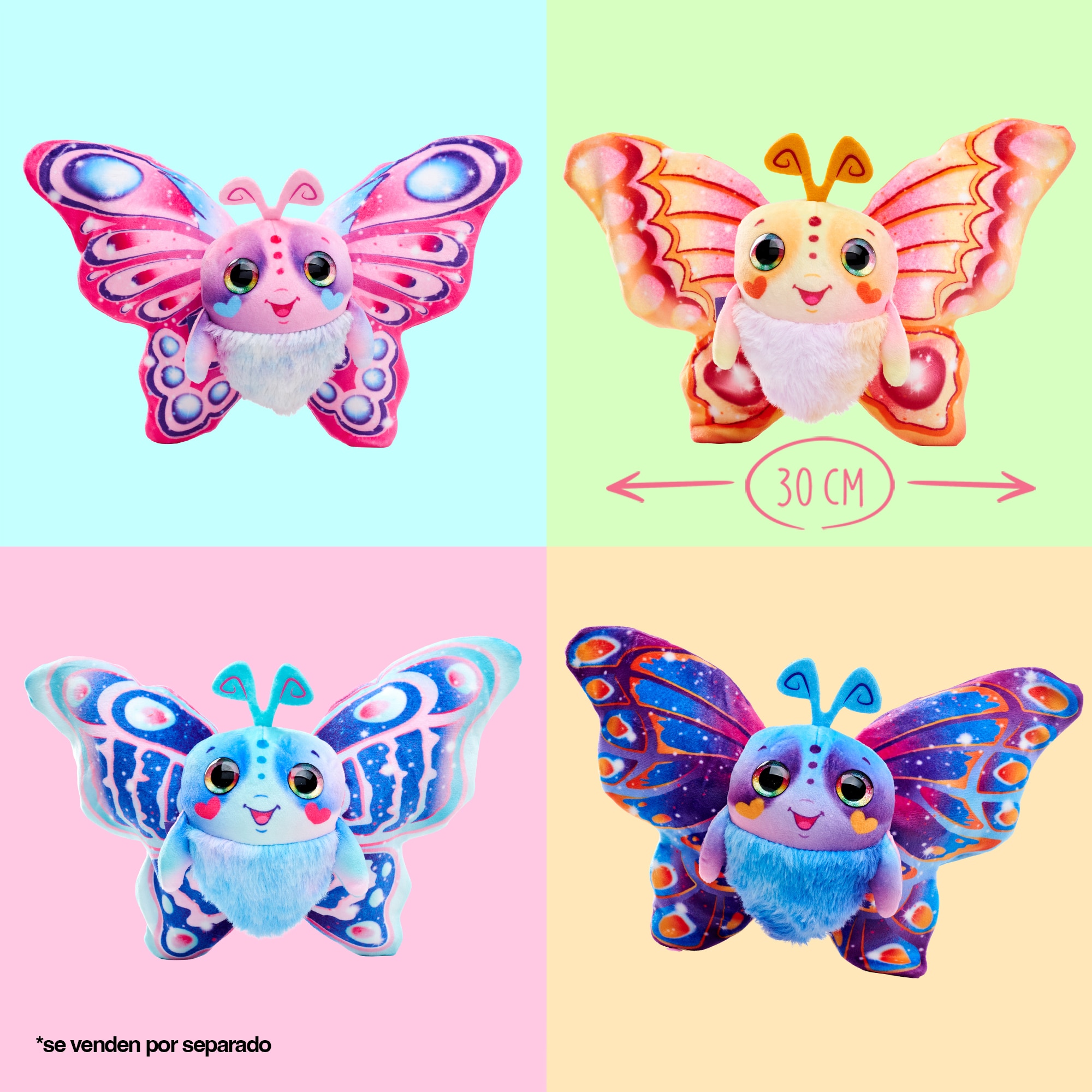 Peluche inflable mariposa Fluffyfly 4 surtidos en display 8 unidades Simba 7