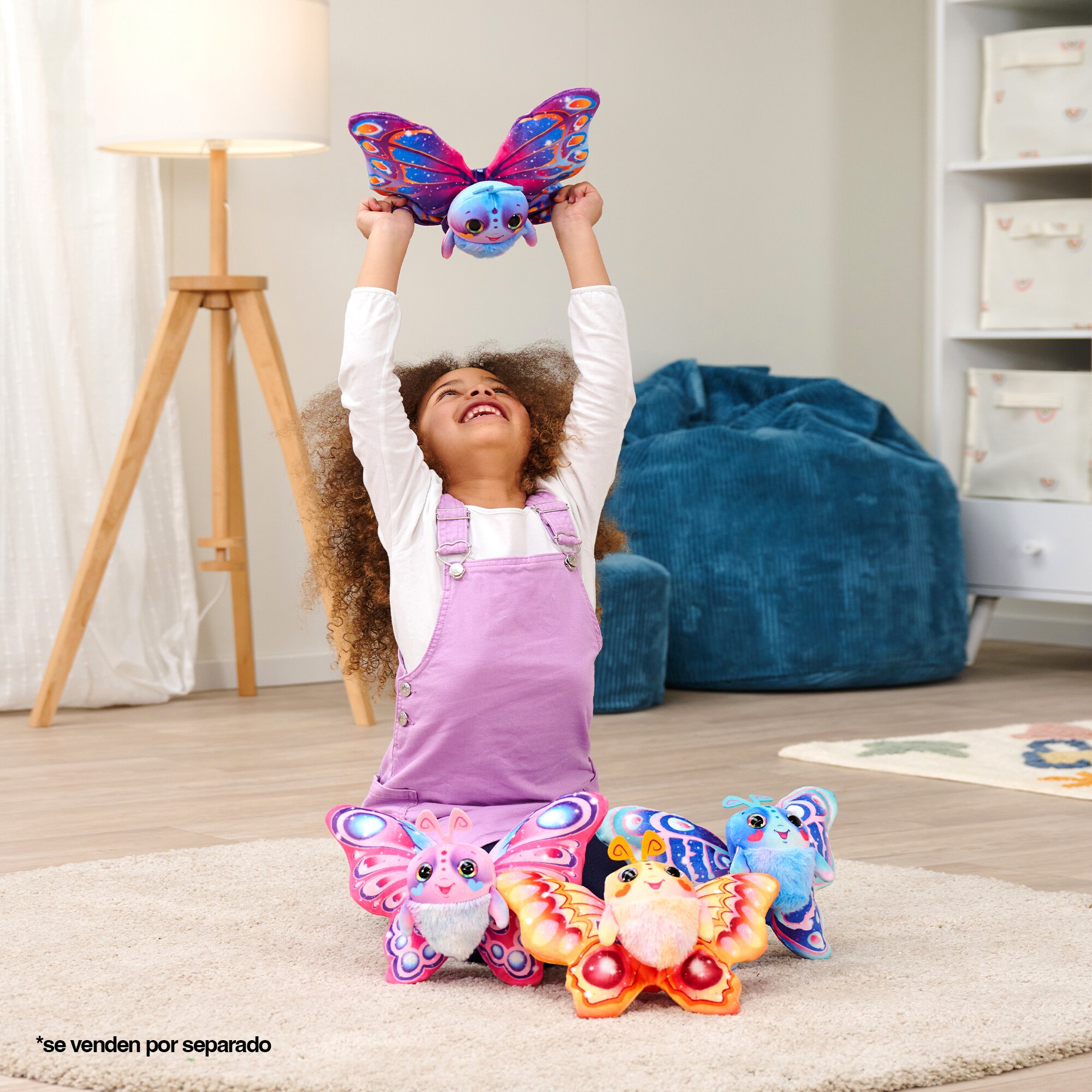 Peluche inflable mariposa Fluffyfly 4 surtidos en display 8 unidades Simba 9