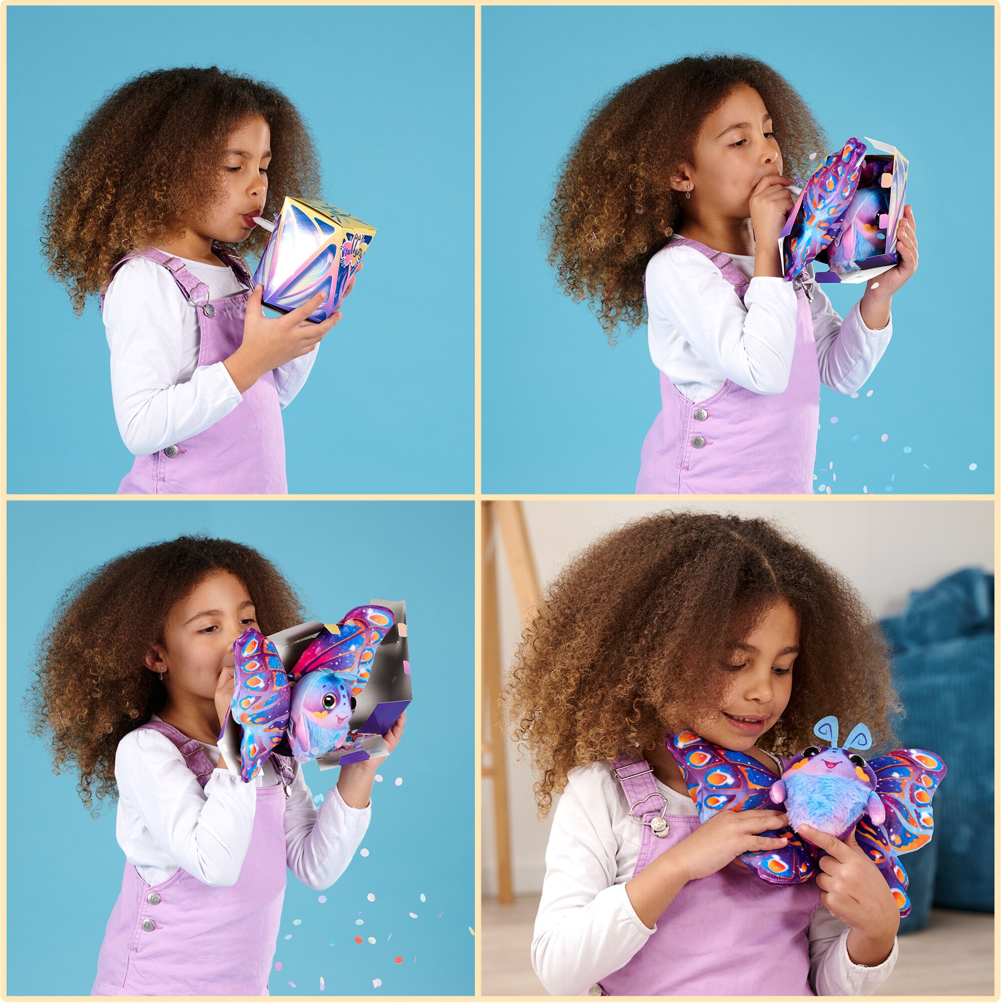 Peluche inflable mariposa Fluffyfly 4 surtidos en display 8 unidades Simba 10