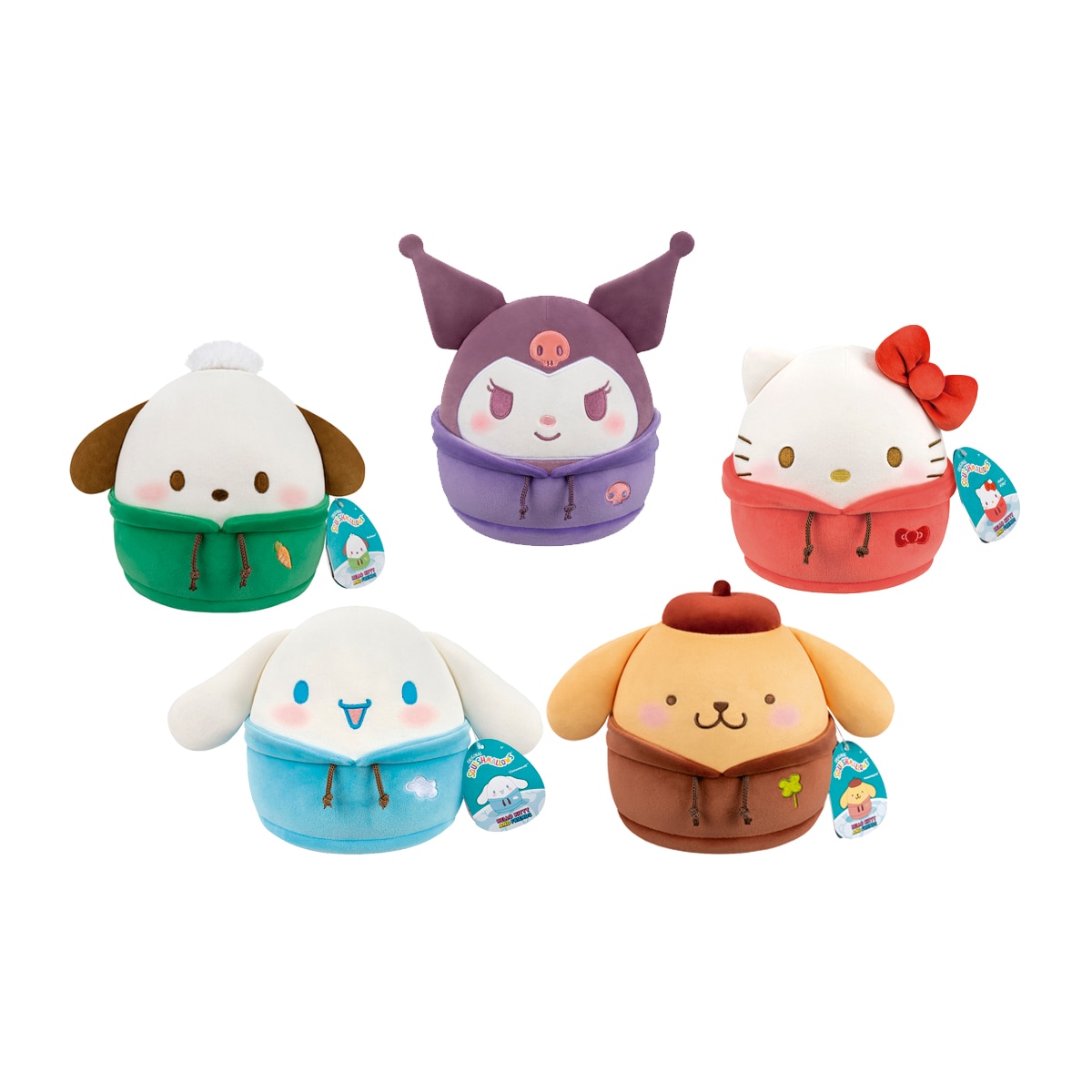 Imagen 0 de Peluche Squishmallows 20cm Hellow Kitty y sus amigos Squishmallows modelos surtidos