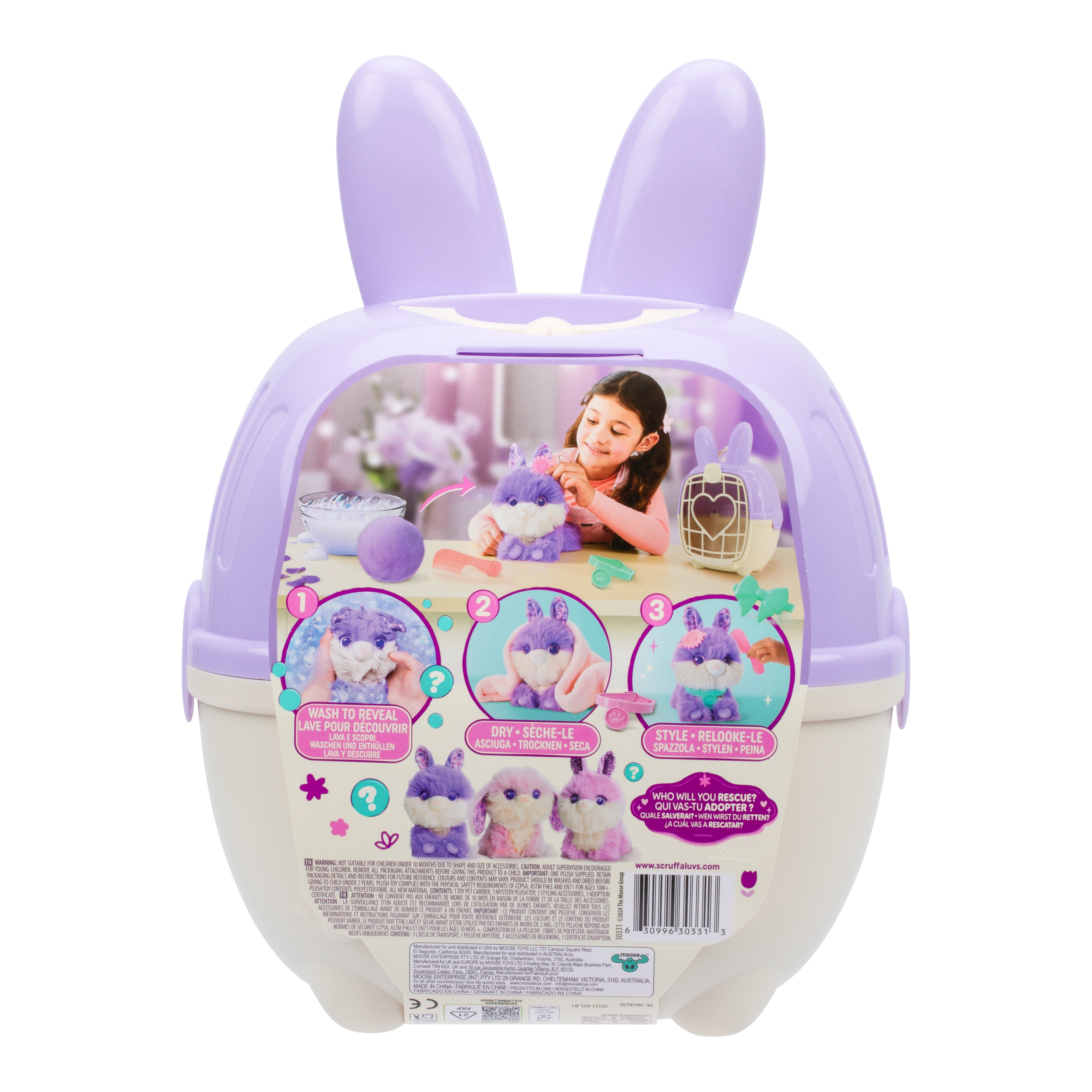 Peluche Pink Scruff a Luvs 12
