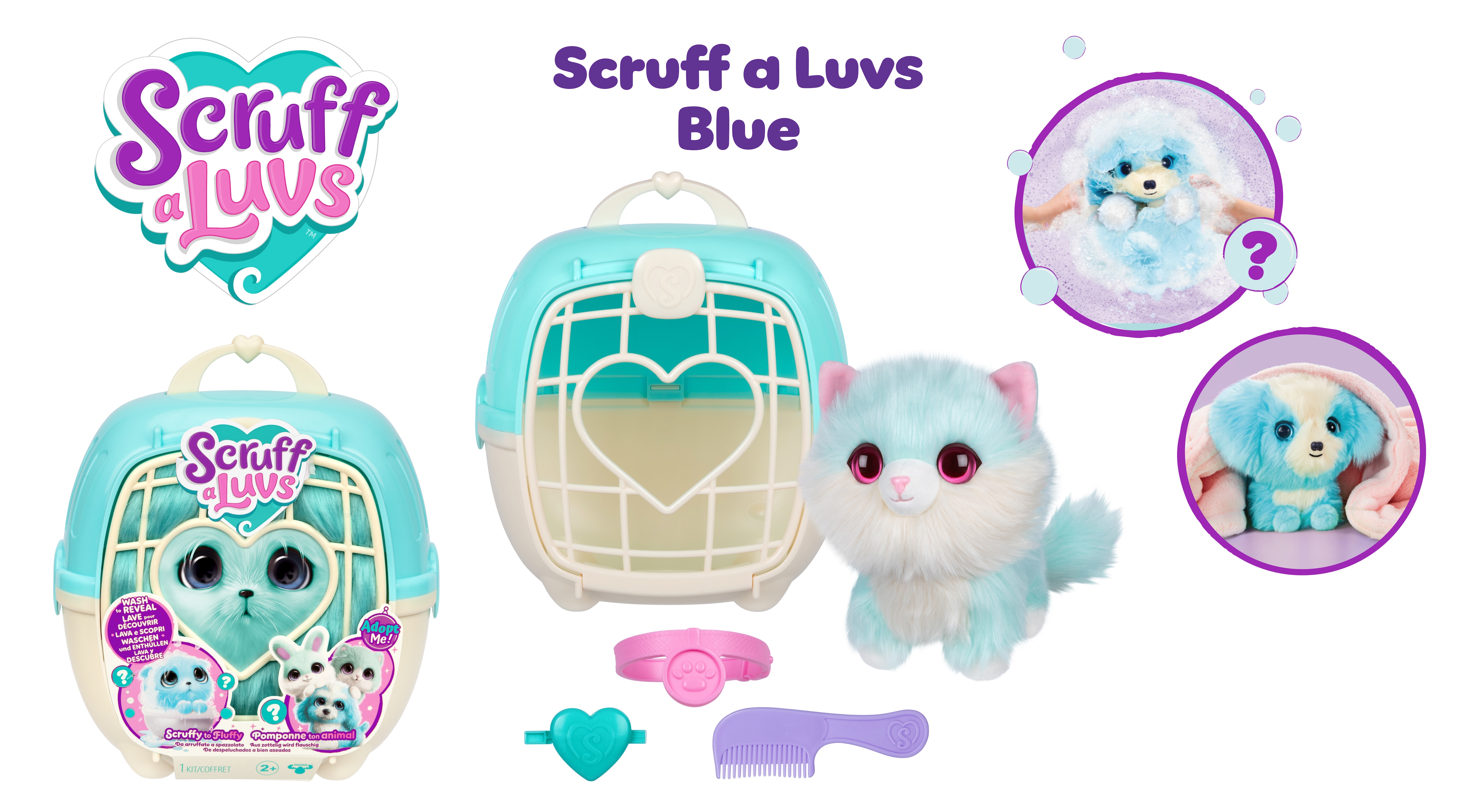 Peluche Blue Scruff a Luvs 3