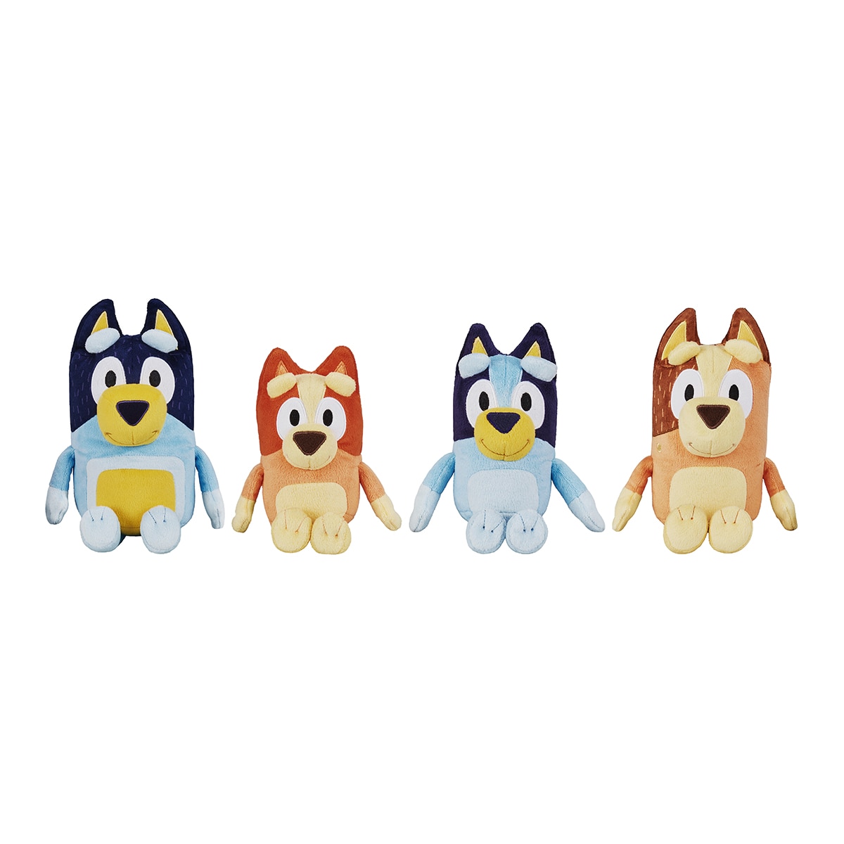 Bluey – Pack de 4 peluches Bluey Moose.