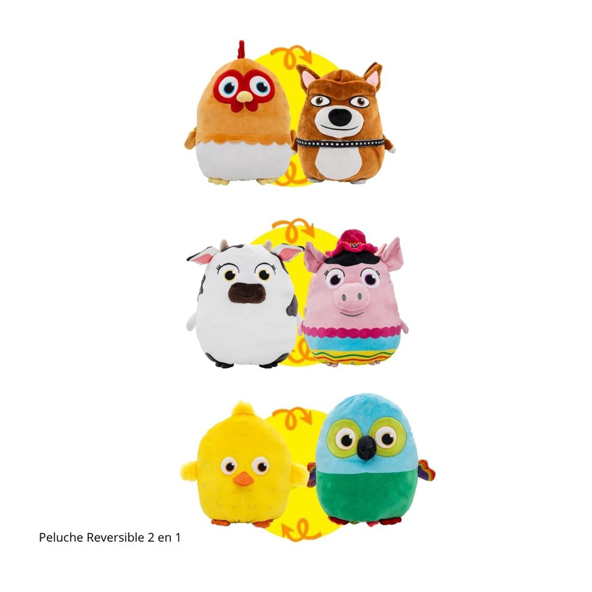 Imagen 0 de Peluche Reversible La Granja de Zenón