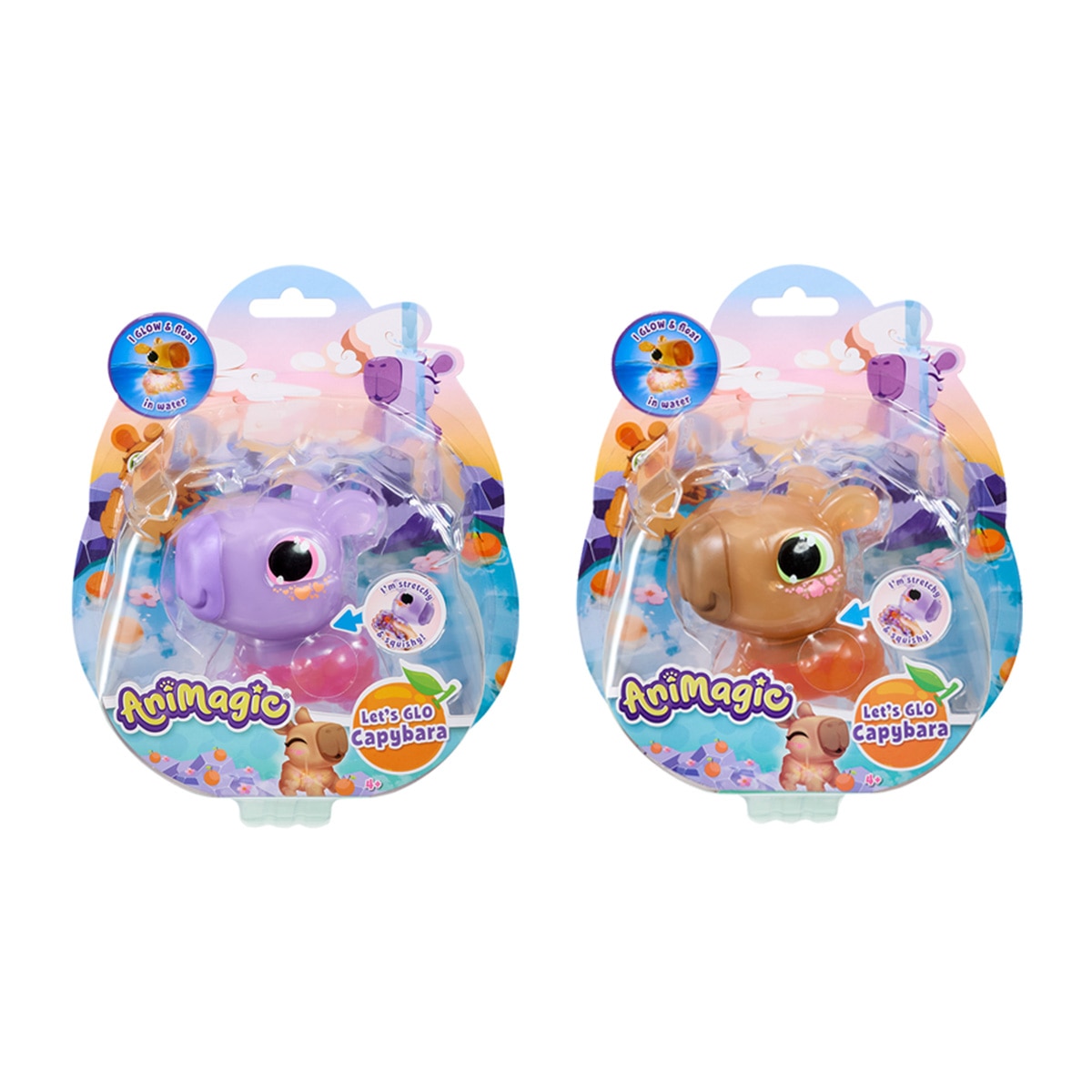 Imagen 0 de Mascota interactiva Animagic let's glo capibara Bizak