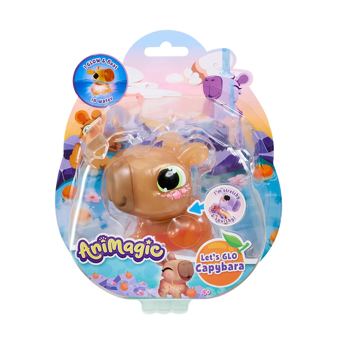 Mascota interactiva Animagic let's glo capibara Bizak 8
