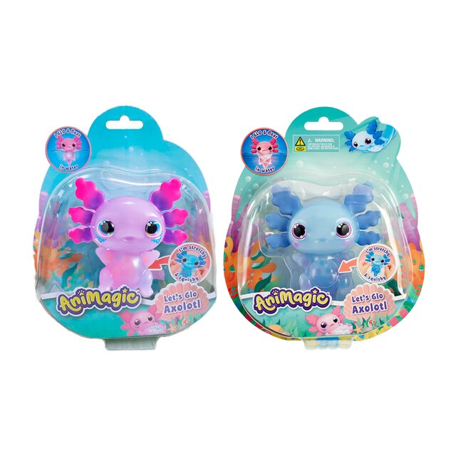 Imagen 0 de Mascota Interactiva Animagic let's glo axolotl Bizak