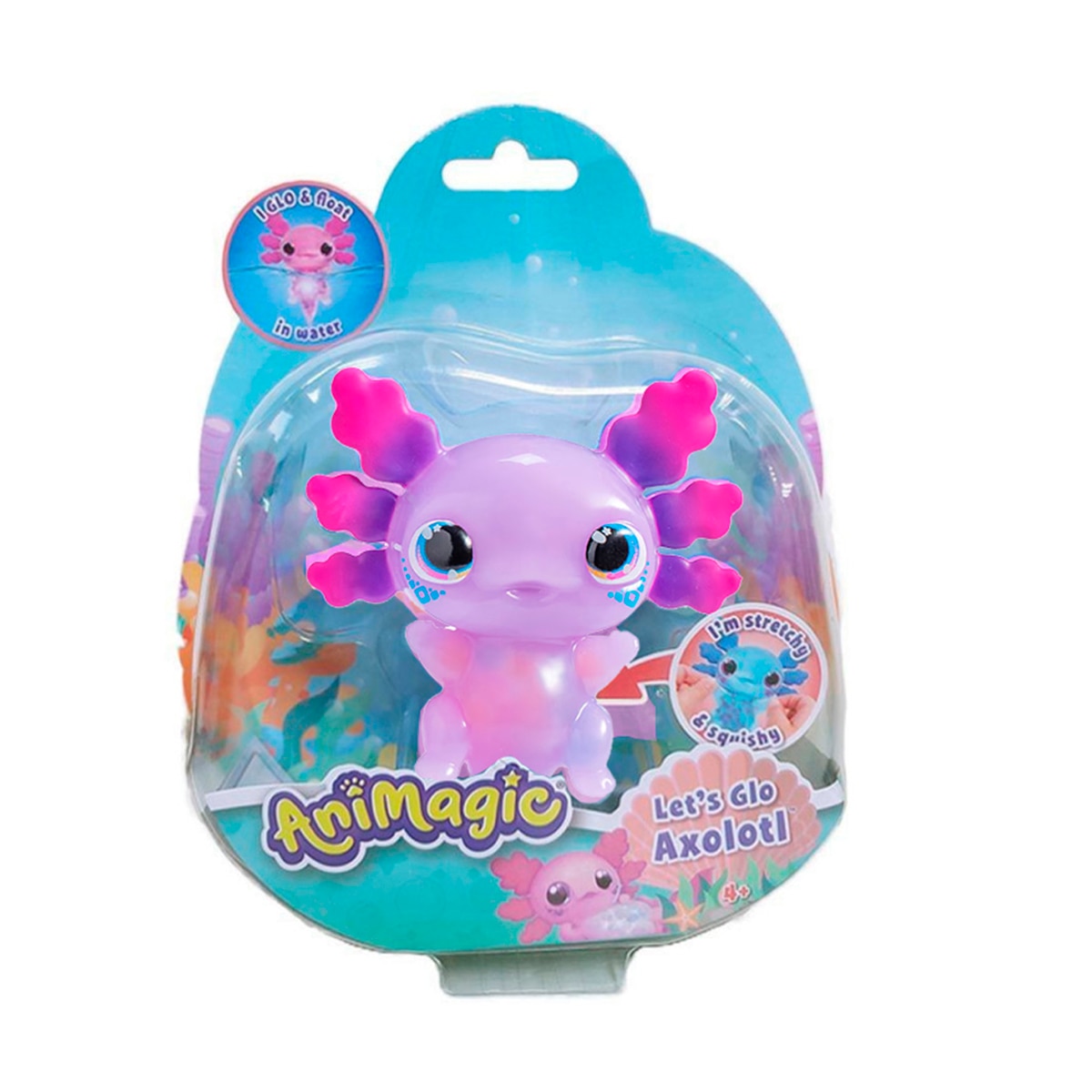 Mascota Interactiva Animagic let's glo axolotl Bizak 4
