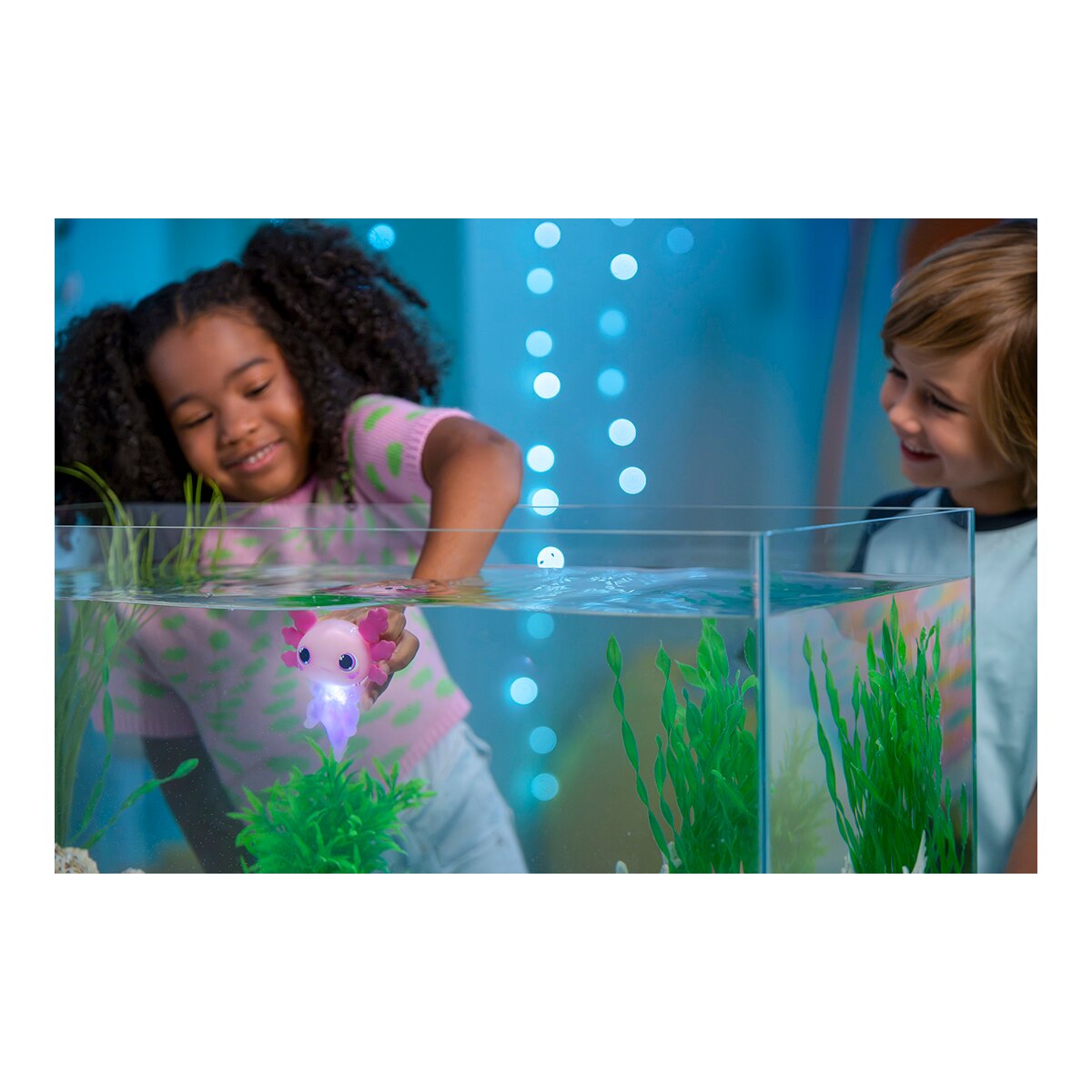 Mascota Interactiva Animagic let's glo axolotl Bizak 15