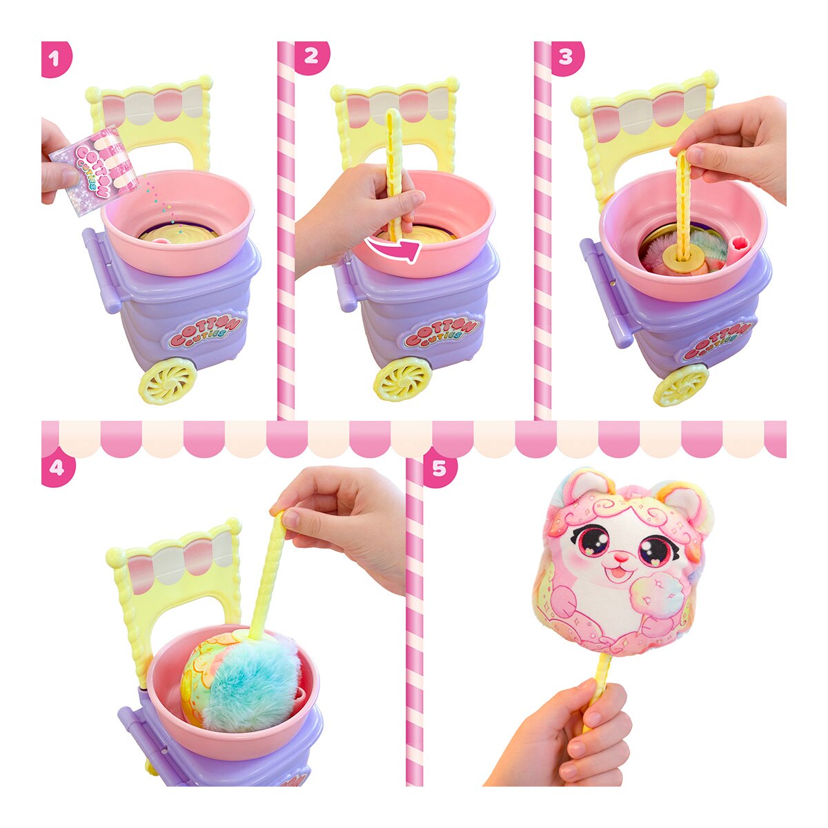 Imagen 7 de Mini Machne Cotton Cuties modelos surtidos