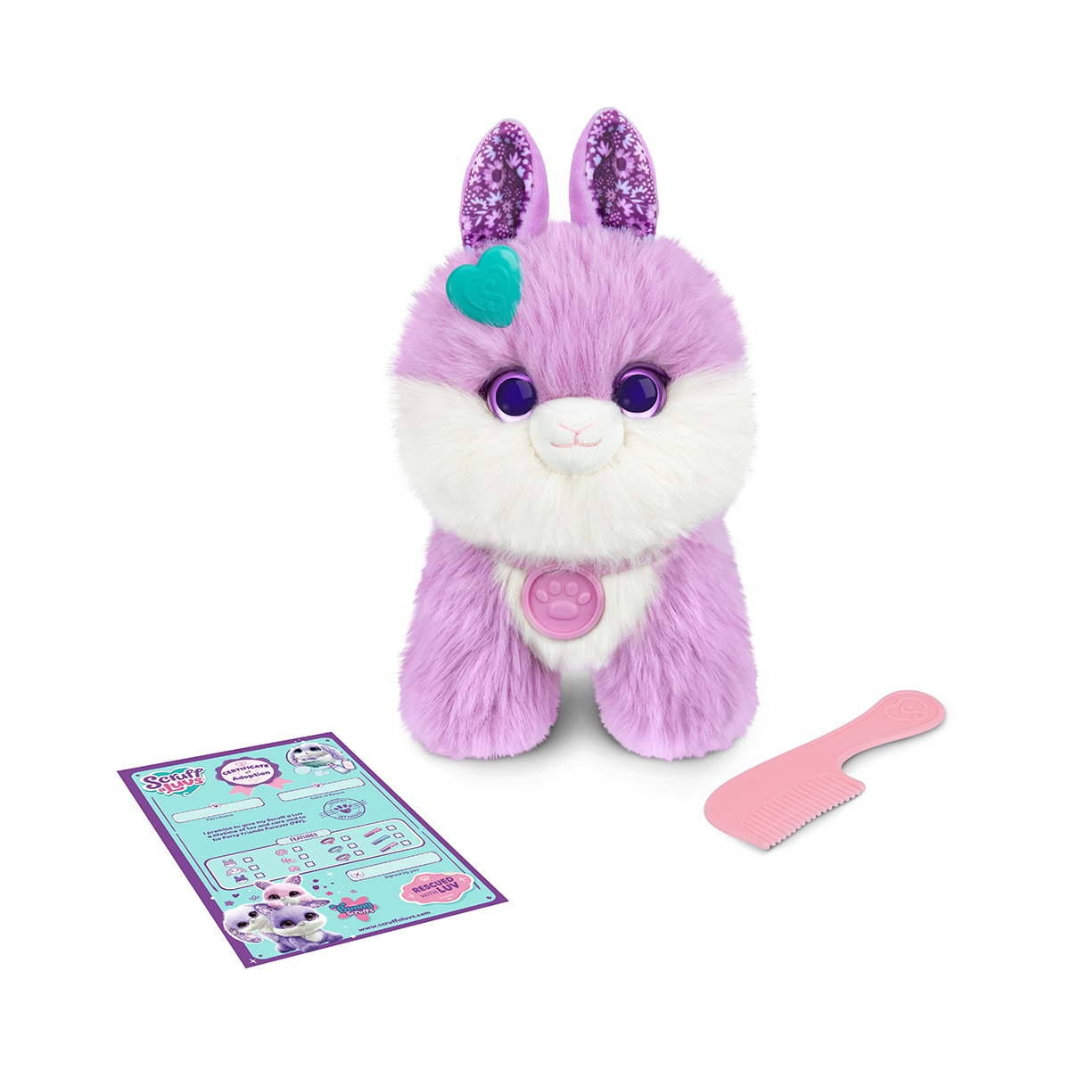 Pack individual conejito de los Scruff a Luvs Moose 3