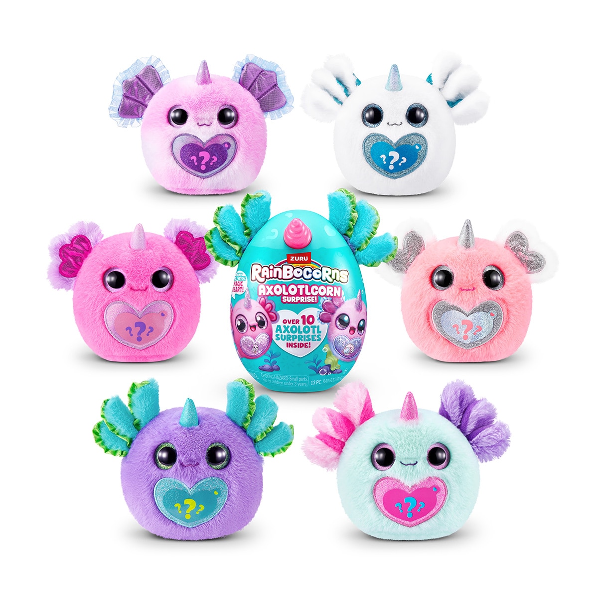 Imagen 1 de Peluche Axolotlcorn con sorpresas Rainbocorn