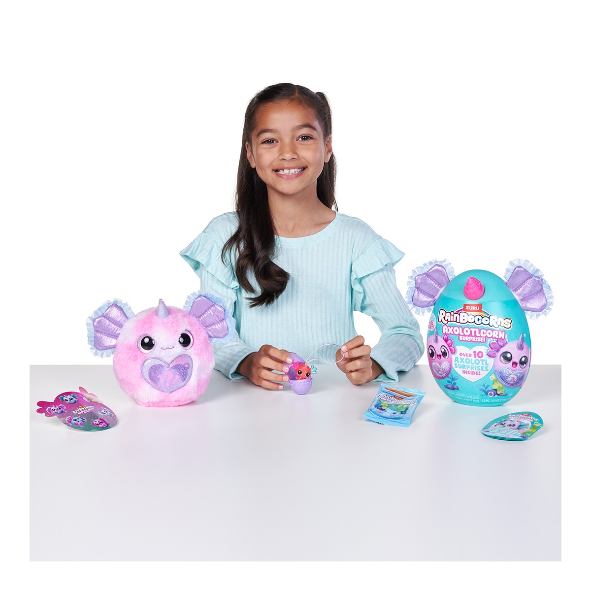 Imagen 5 de Peluche Axolotlcorn con sorpresas Rainbocorn