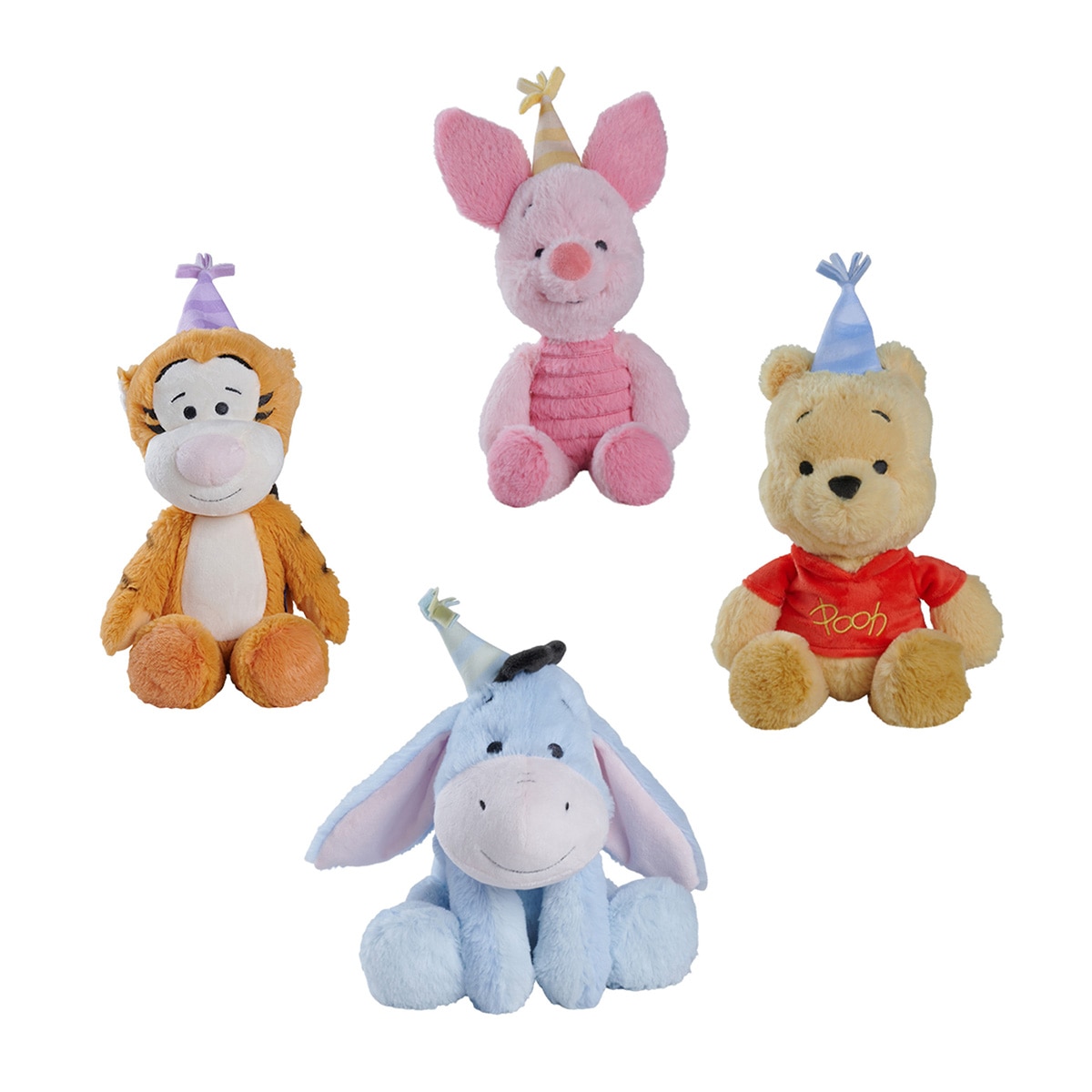 Imagen 0 de Peluche Winnie the Pooh Aniversario 25 cm tonos suaves Disney Simba 4 modelos surtidos