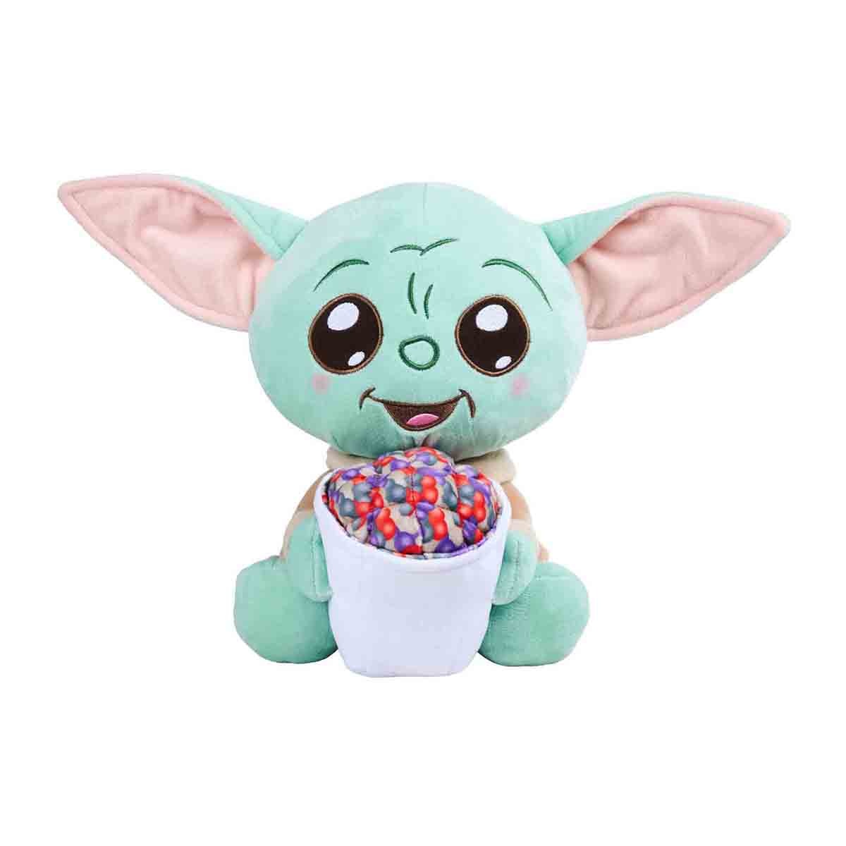 Imagen 0 de Peluche Grogu con palomitas 25 cm suave Mandalorian & Grogu Star Wars Simba