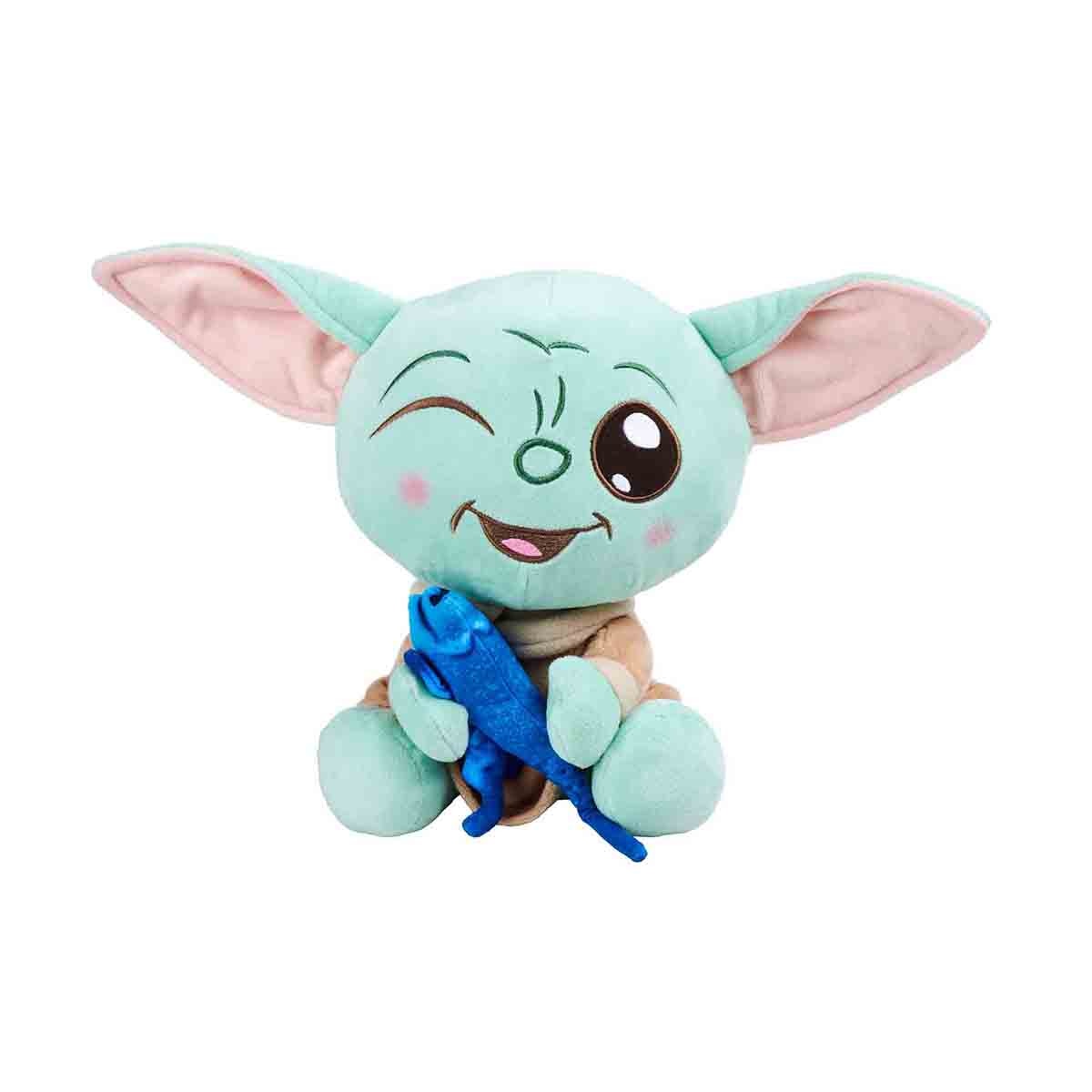 Imagen 0 de Peluche Grogu con lagartija 25 cm suave Mandalorian & Grogu Star Wars Simba
