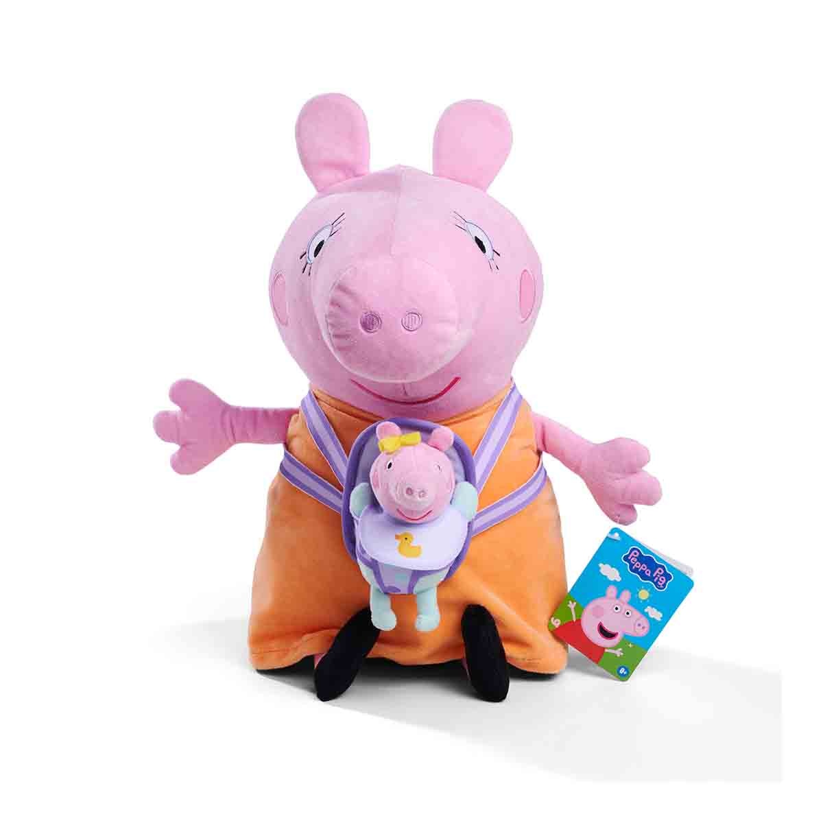 Imagen 0 de Peluche Mama Pig con bebé Evie 33 cm Peppa Pig Simba