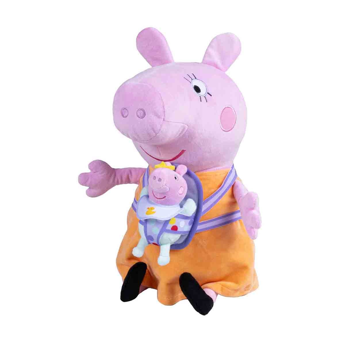 Peluche Mama Pig con bebé Evie 33 cm Peppa Pig Simba 2