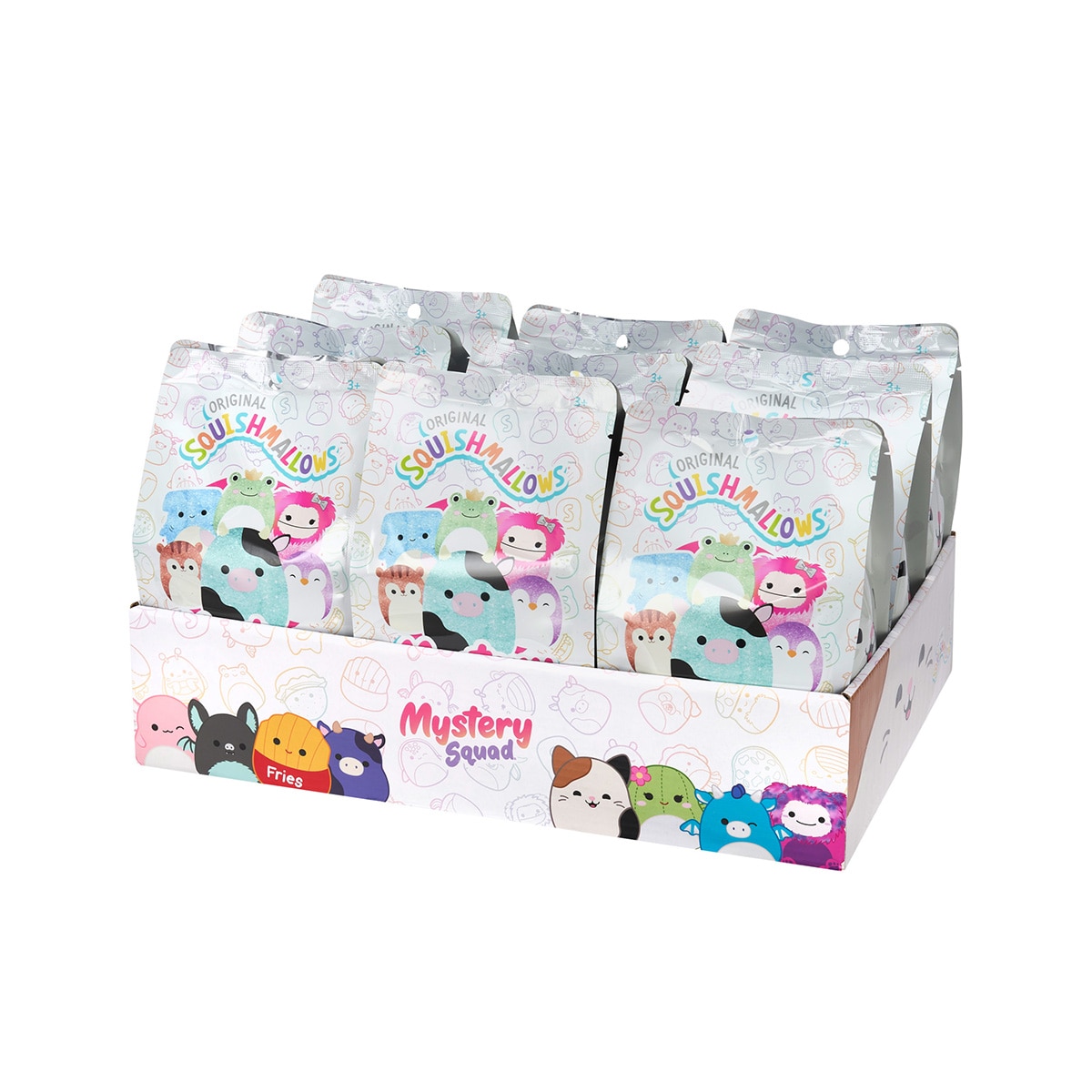 Peluche Mysterys Glitter Squishmallows 12 cm Jazwares modelos surtidos 10