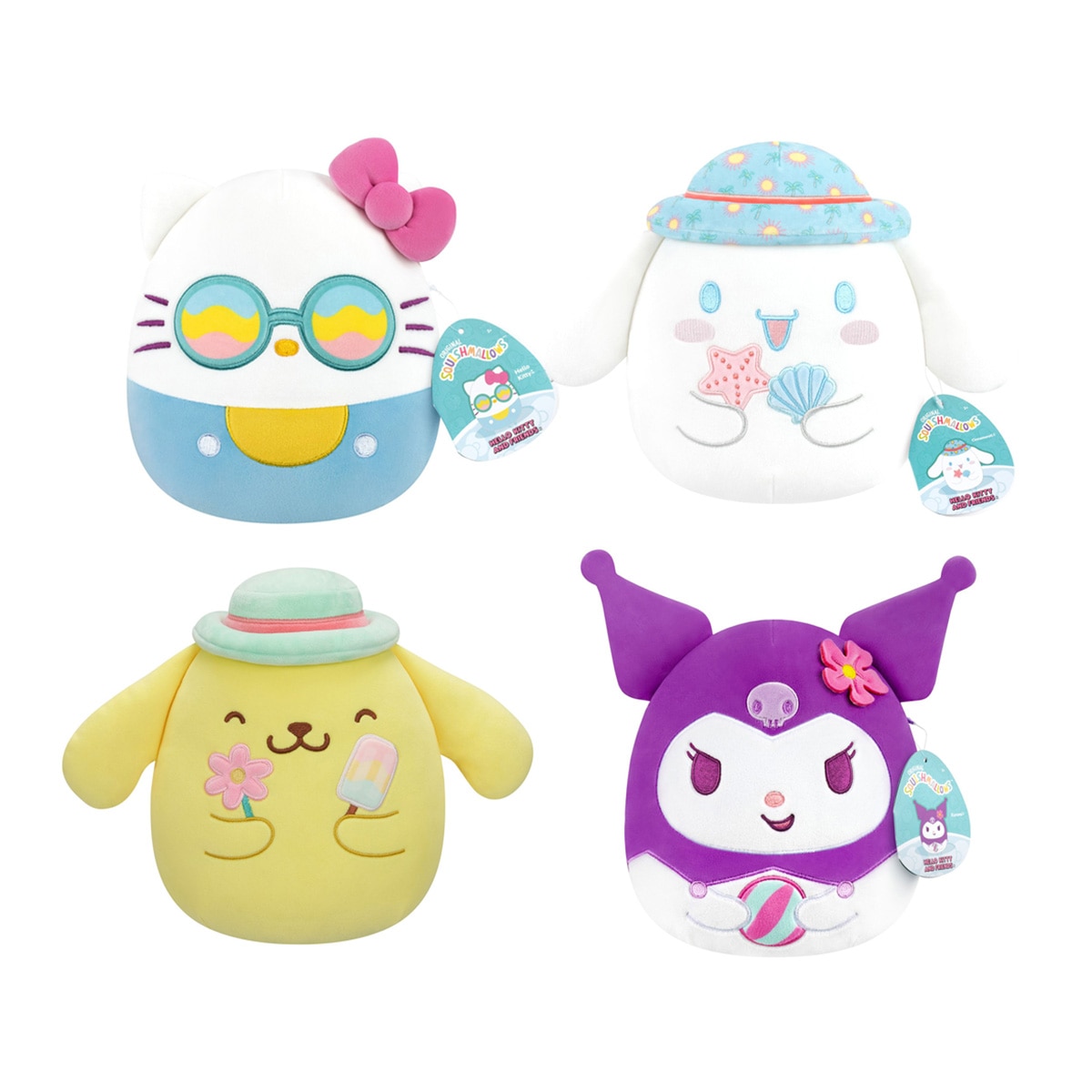 Jazwares - Peluche Squishmallows 20 cm Hello Kitty y sus amigos Jazwares modelos surtidos