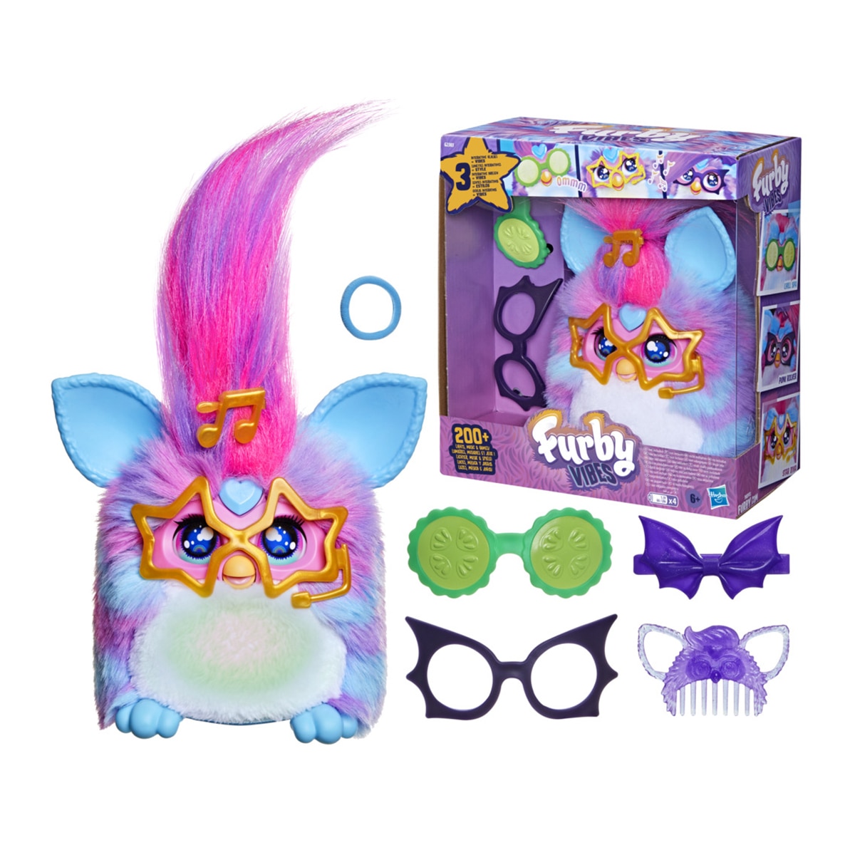 Imagen 0 de Peluches Furby Vibes Blue Razz Furby Hasbro