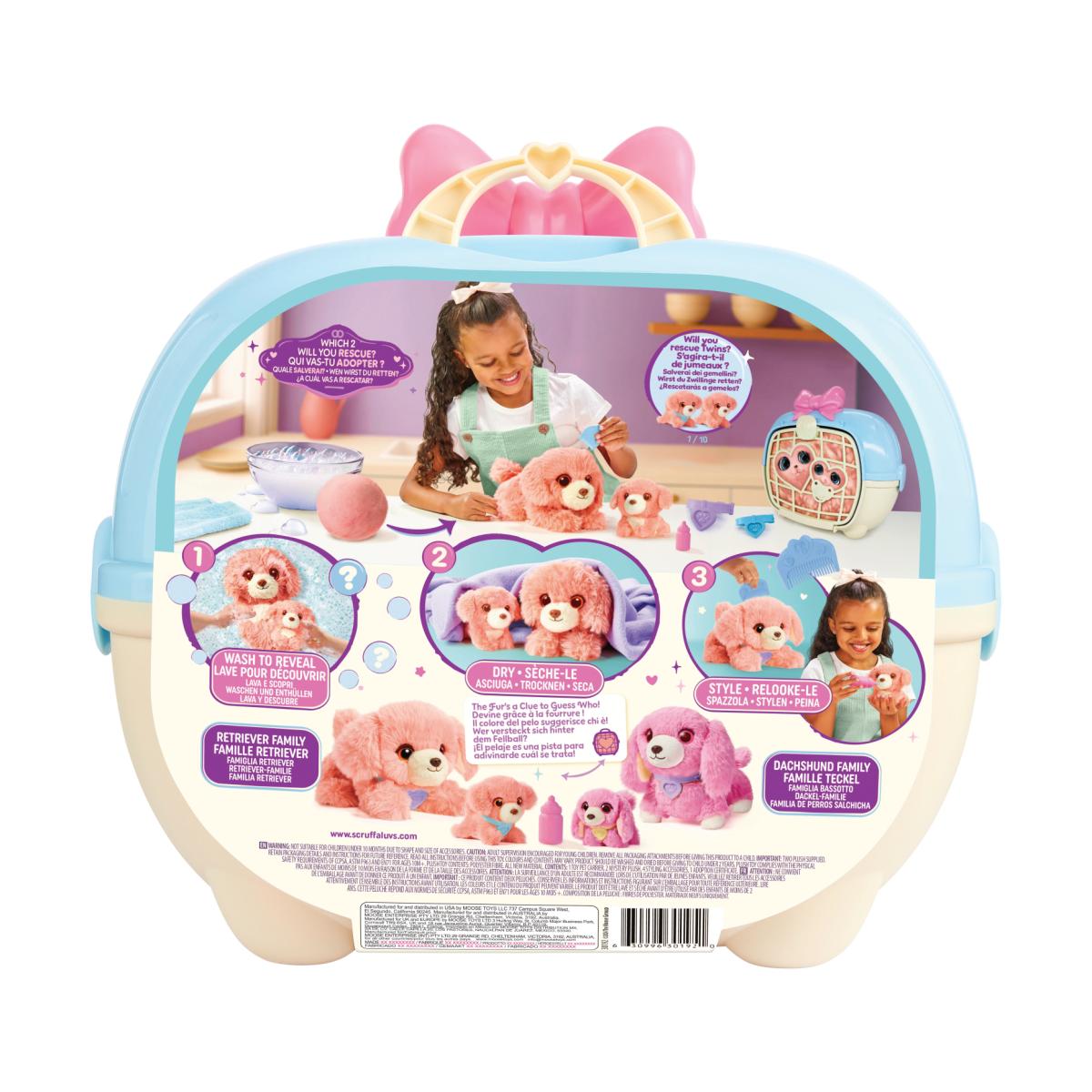 Peluche Nurturing Scruffaluvs Mama & Bebe 7