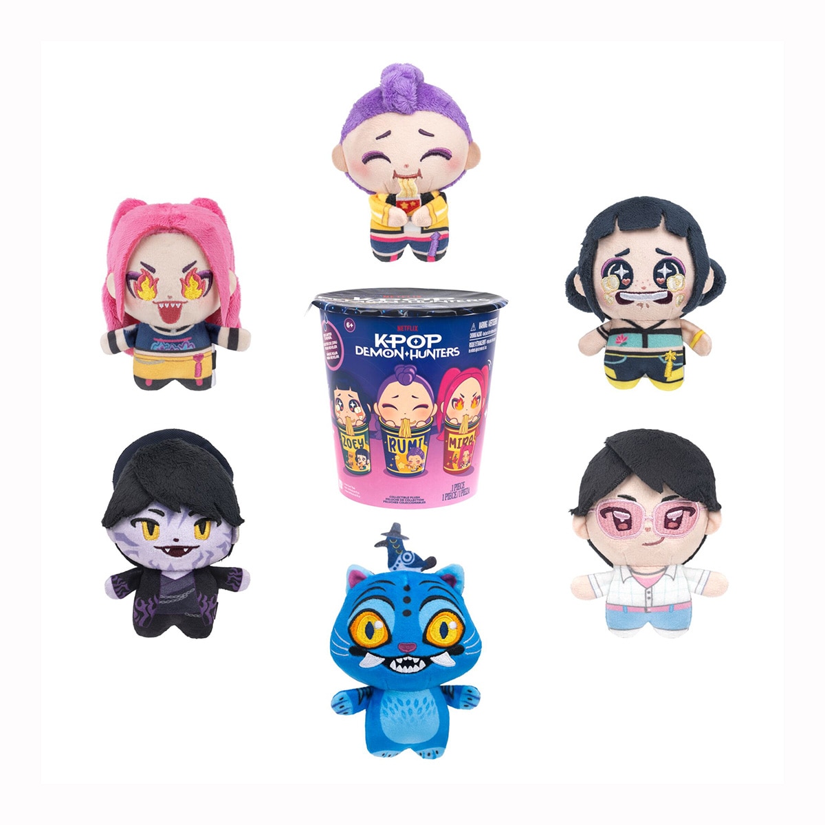 Imagen 0 de Peluche Sorpresa K-Pop Demon Hunters Mini Tazas Ramen