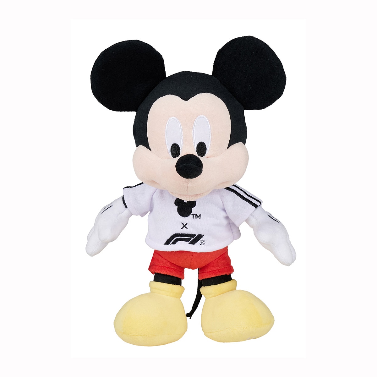 Imagen 0 de Peluche Mickey camiseta blanca F1 25 cm Disney F1 Simba modelos surtidos