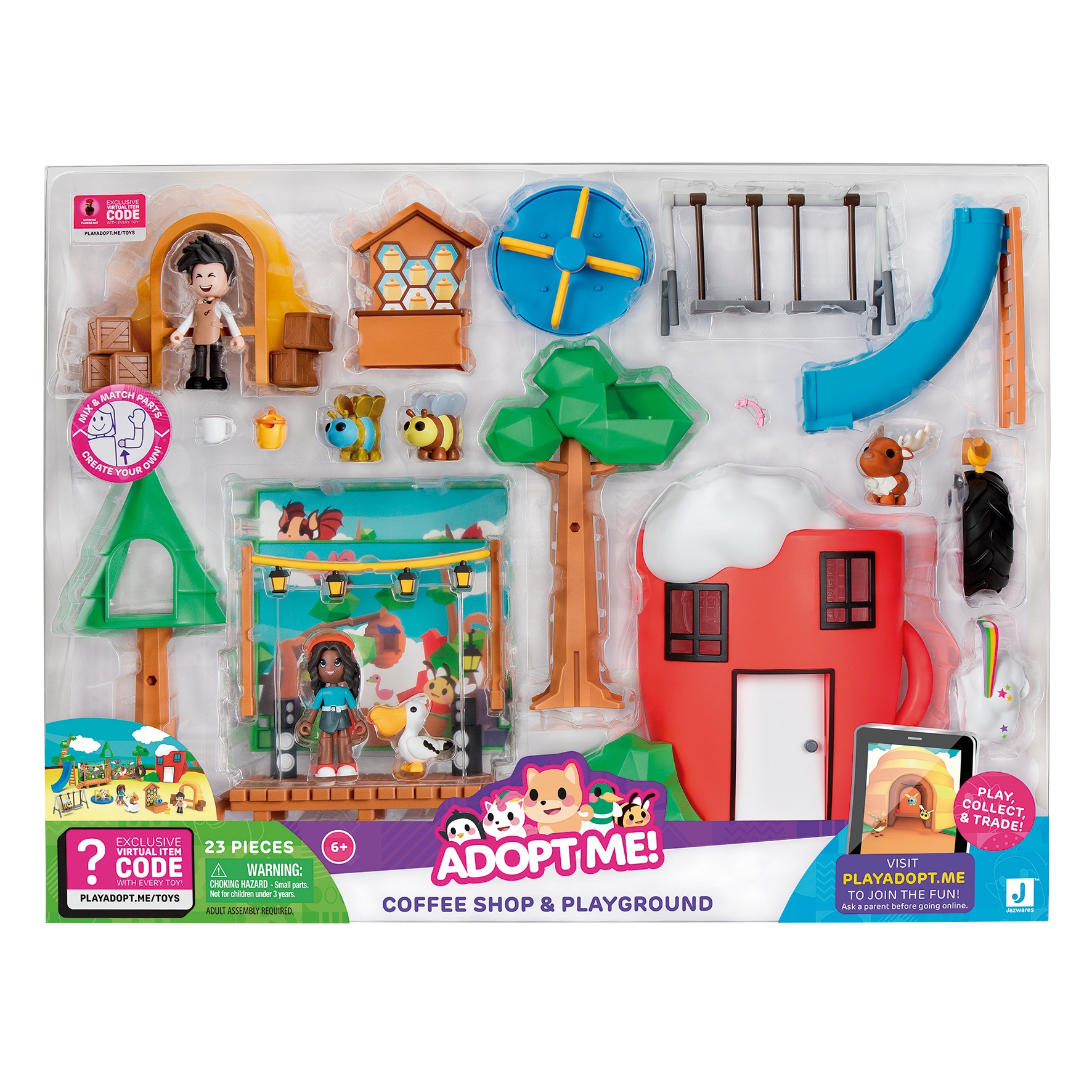 Playset Coffee Shop Adopt Me Roblox Toy Partner 2