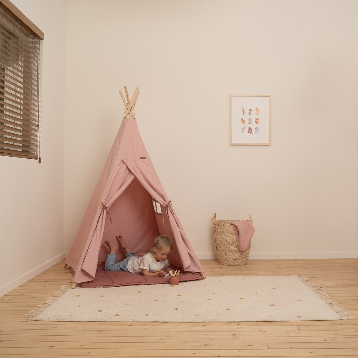 Tienda Tipi Rosa Little Dutch 2