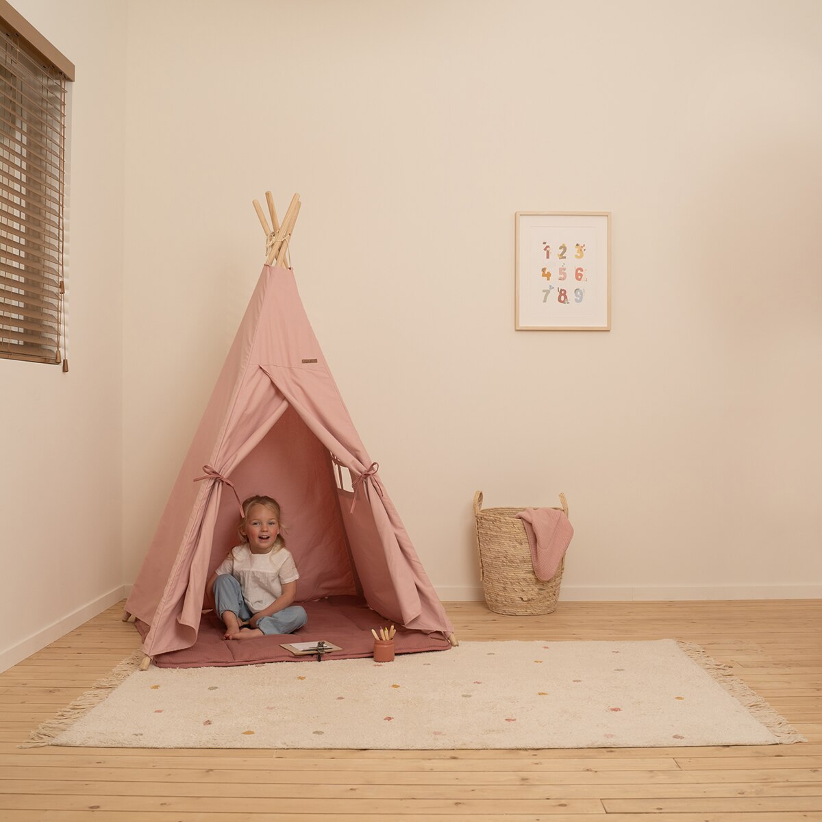 Tienda Tipi Rosa Little Dutch 3