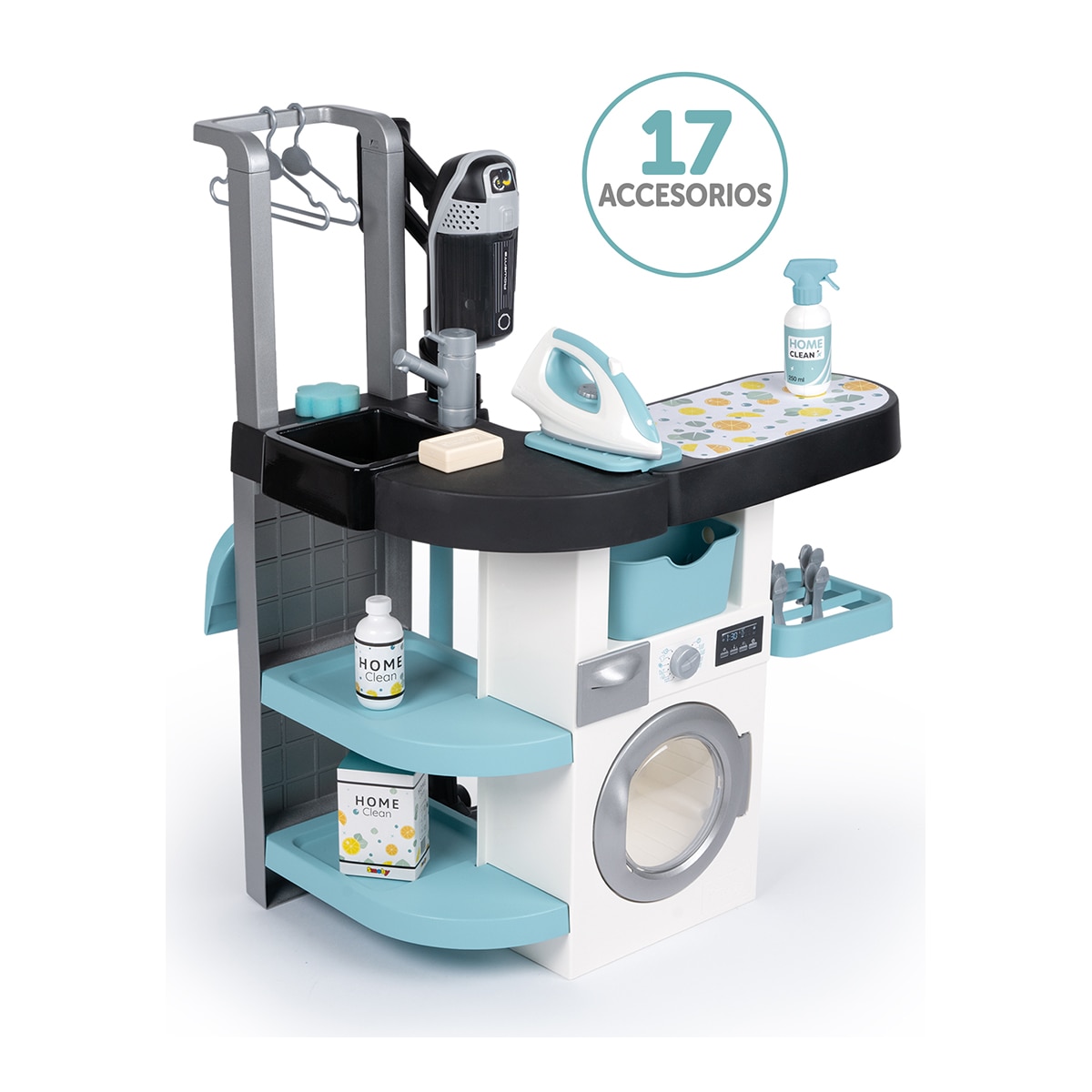 Imagen 0 de Centro de lavado, plancha y limpieza Rowenta Smoby