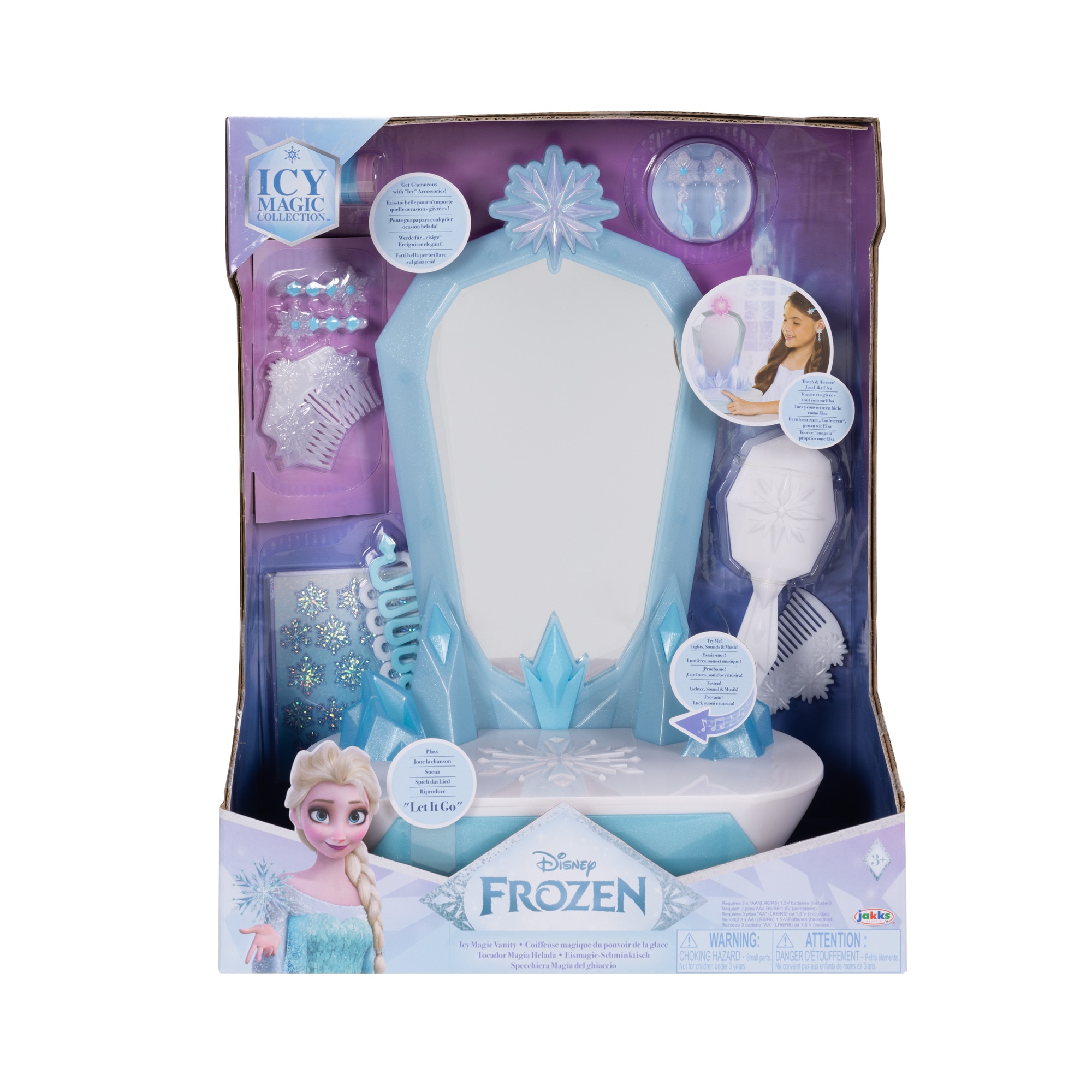 Tocador Musical con Luces, Sonidos y Accesorios Disney Frozen Jakks Pacific 2