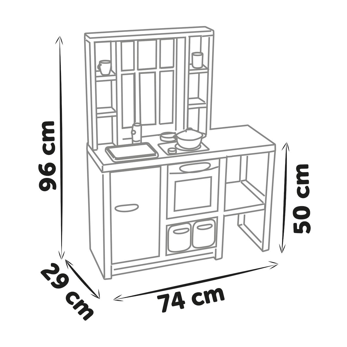 Cocina Loft Electrónica Smoby 5