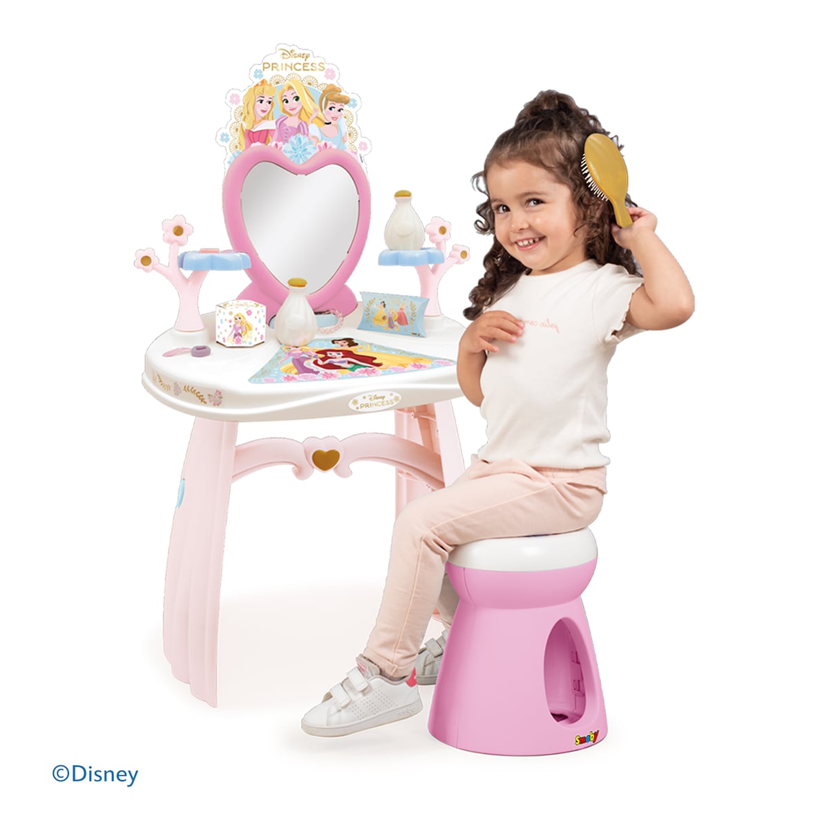 Tocador con taburete Princesas Disney Smoby 5