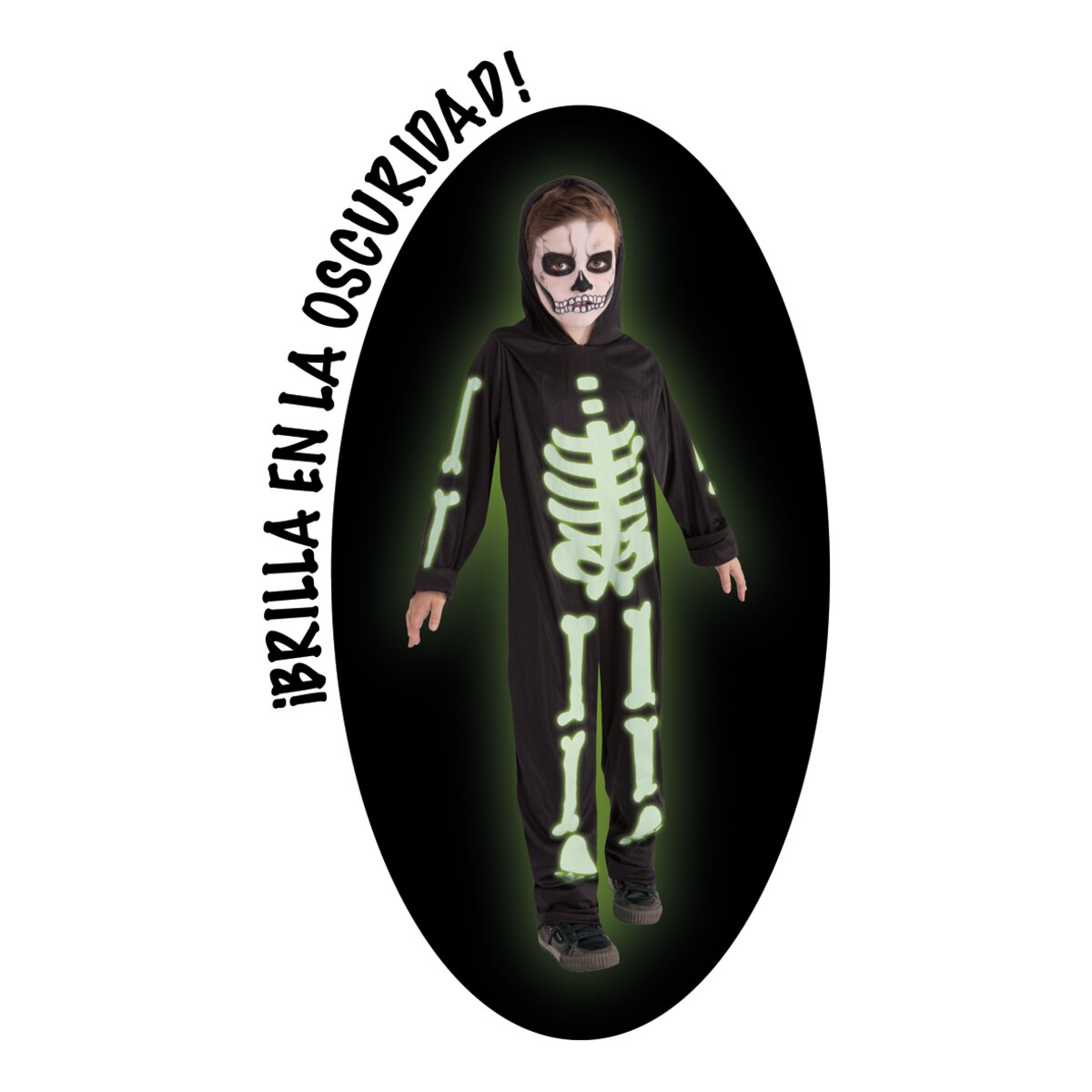 Disfraz Skeleto Glow in Dark Rubies 2