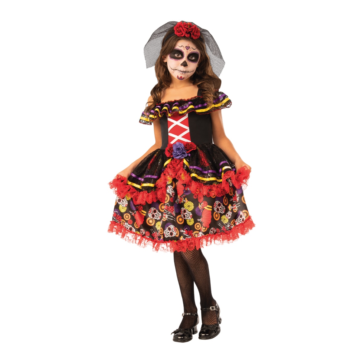 Disfraz infantil Catrinita deluxe Rubies 1