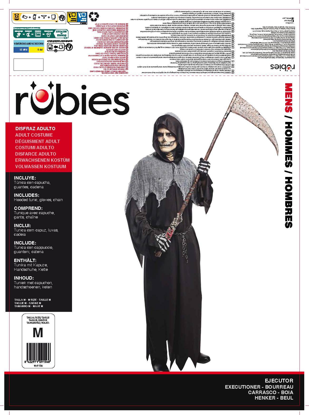 Disfraz adulto Ejecutor Rubies 2