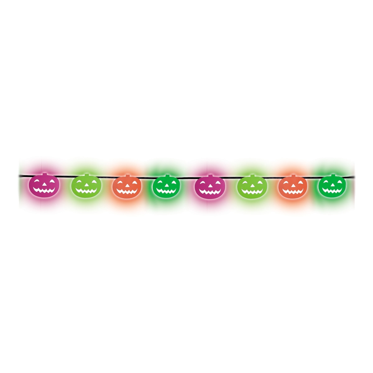 Imagen 0 de Guirnalda con calabazas neón Rubies