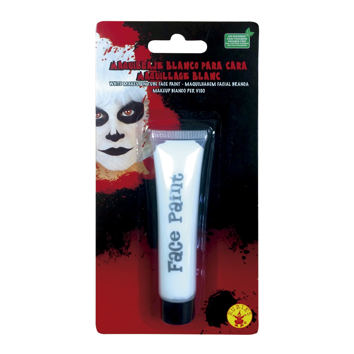 Maquillaje blanco para cara Halloween Rubies