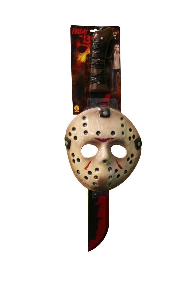 Set Jason máscara y machete Rubies 1