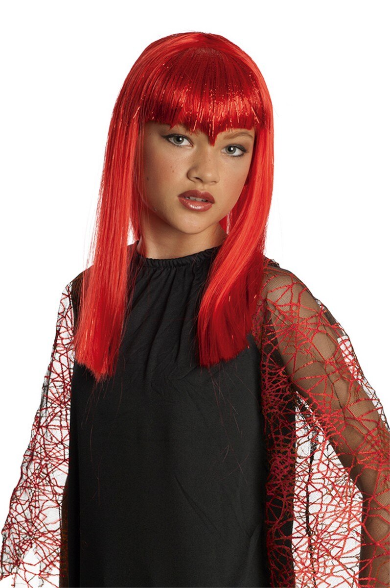 Peluca vampiresa roja Rubies 1
