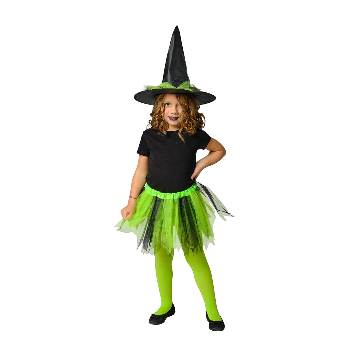 Imagen 0 de Set Bruja Tutú verde Rubies
