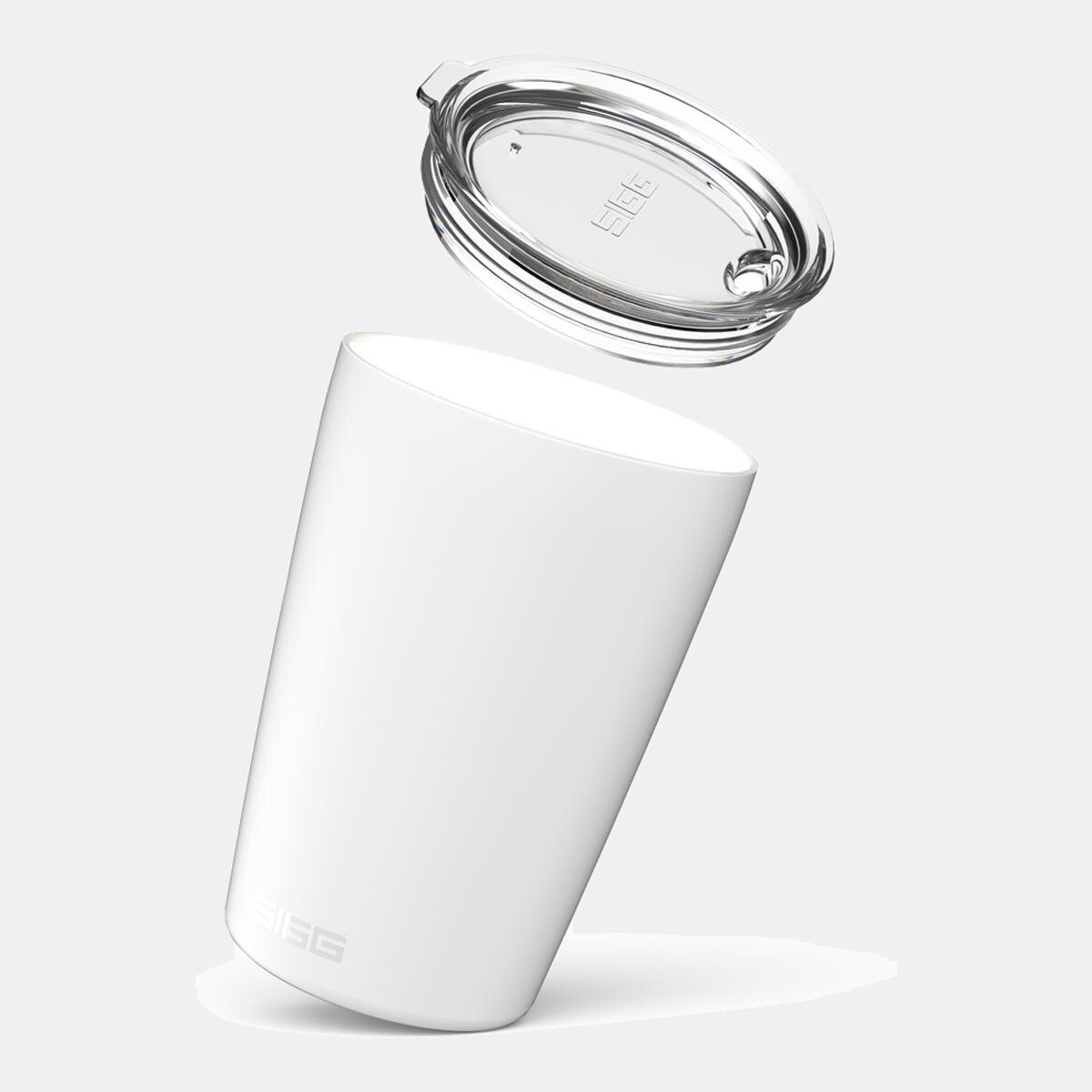 Imagen 2 de Botella Neso Cup Pure Ceram Black 0.4 L Sigg - Blanco Blanco